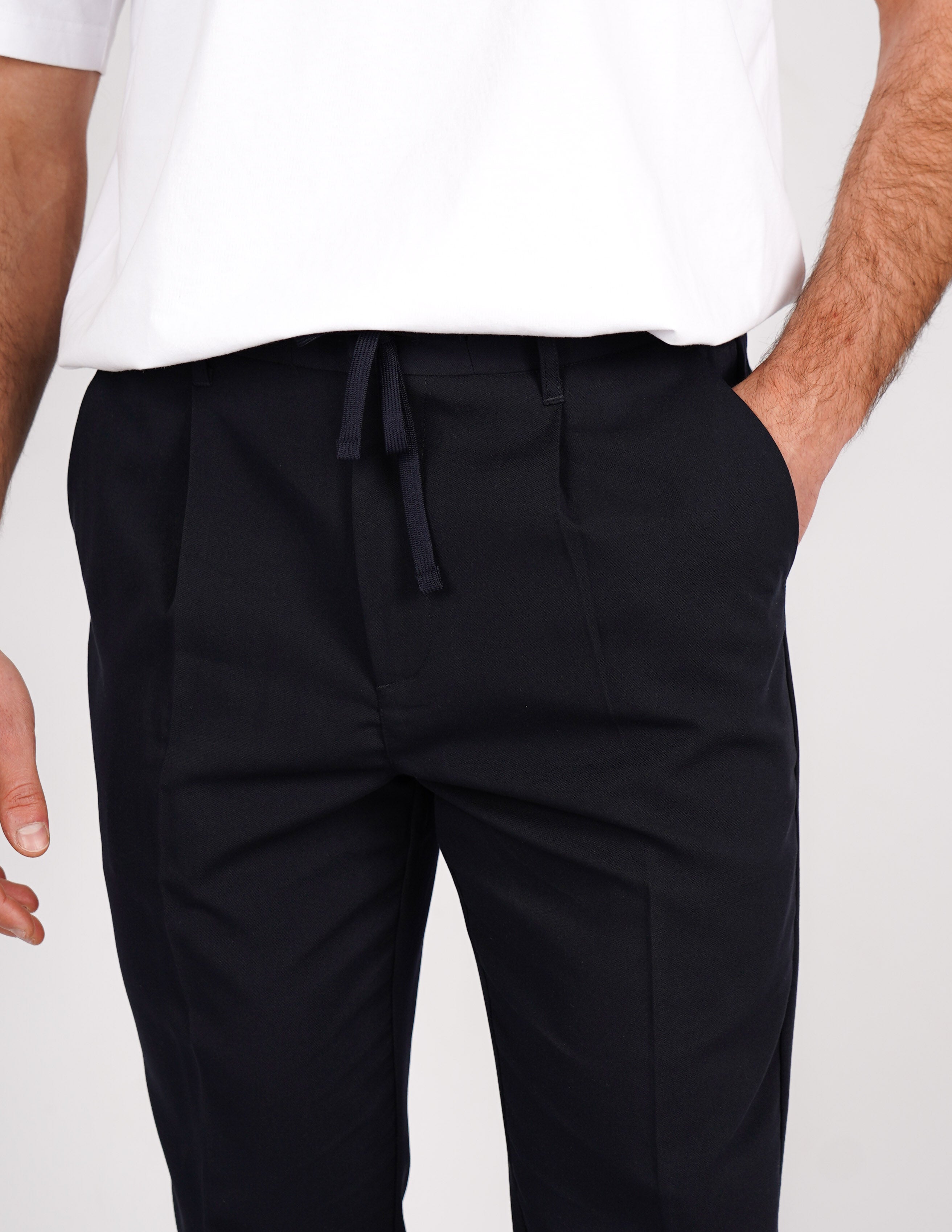 PANTALONE SLIM FIT TINTA UNITA