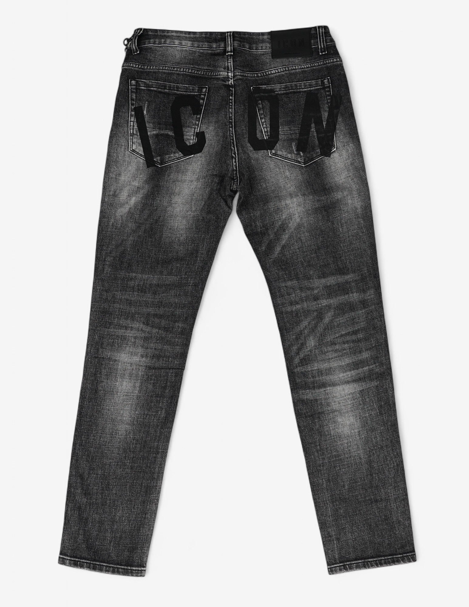 Jeans uomo con scritta