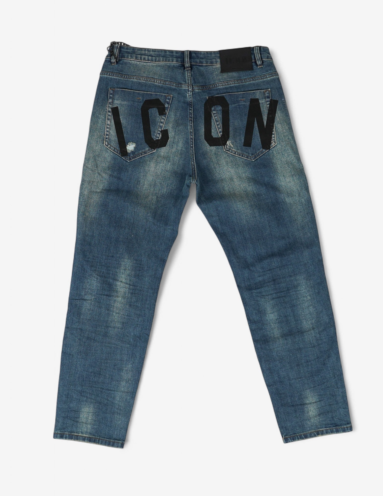 Jeans uomo con scritta