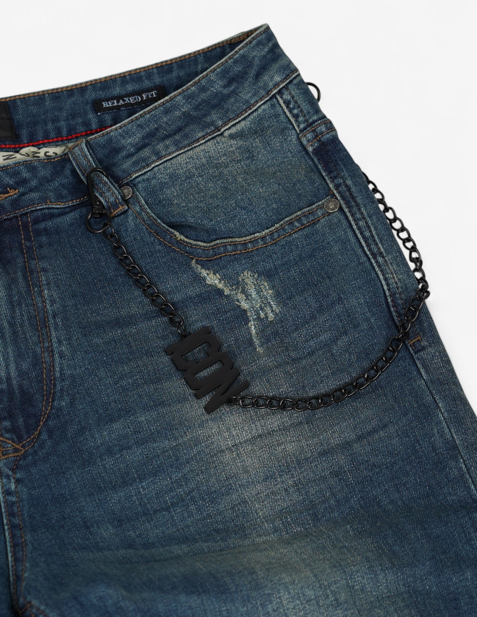 Jeans uomo con scritta