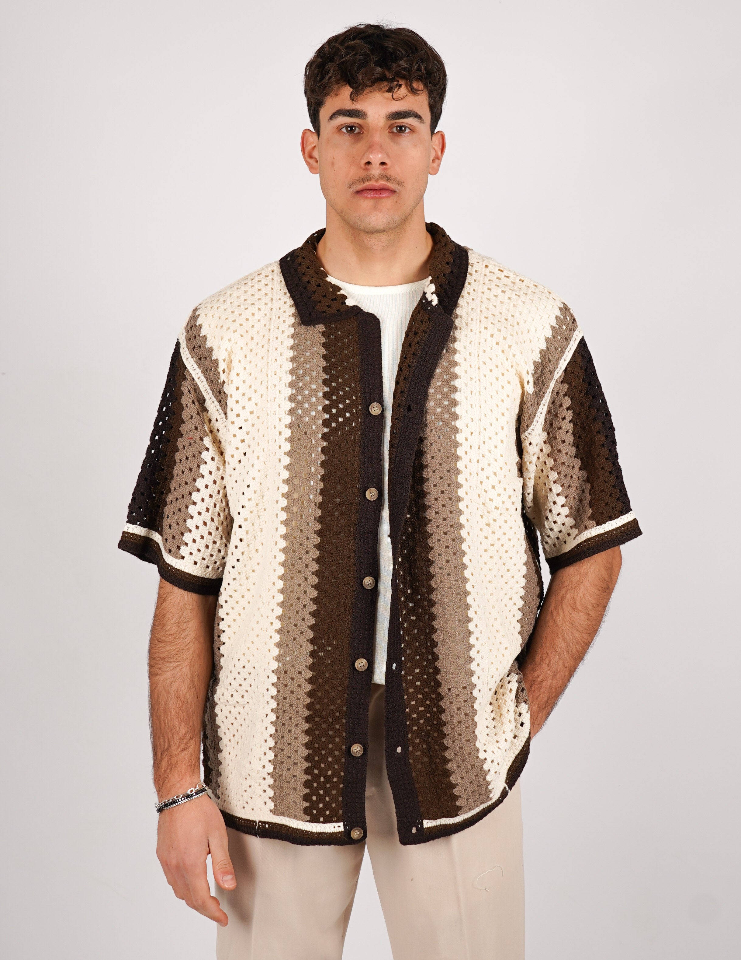 CAMICIA UOMO CROCHET