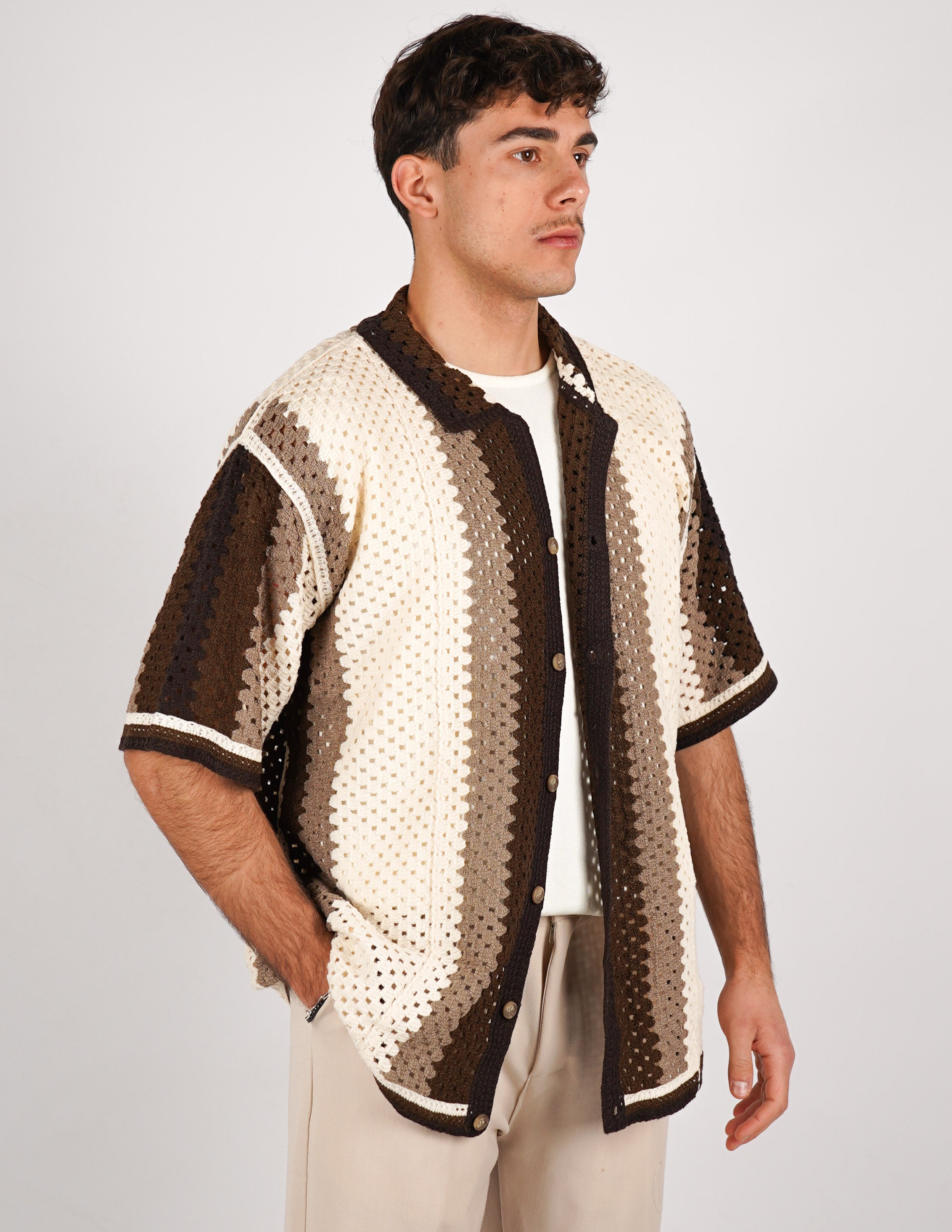 CAMICIA UOMO CROCHET