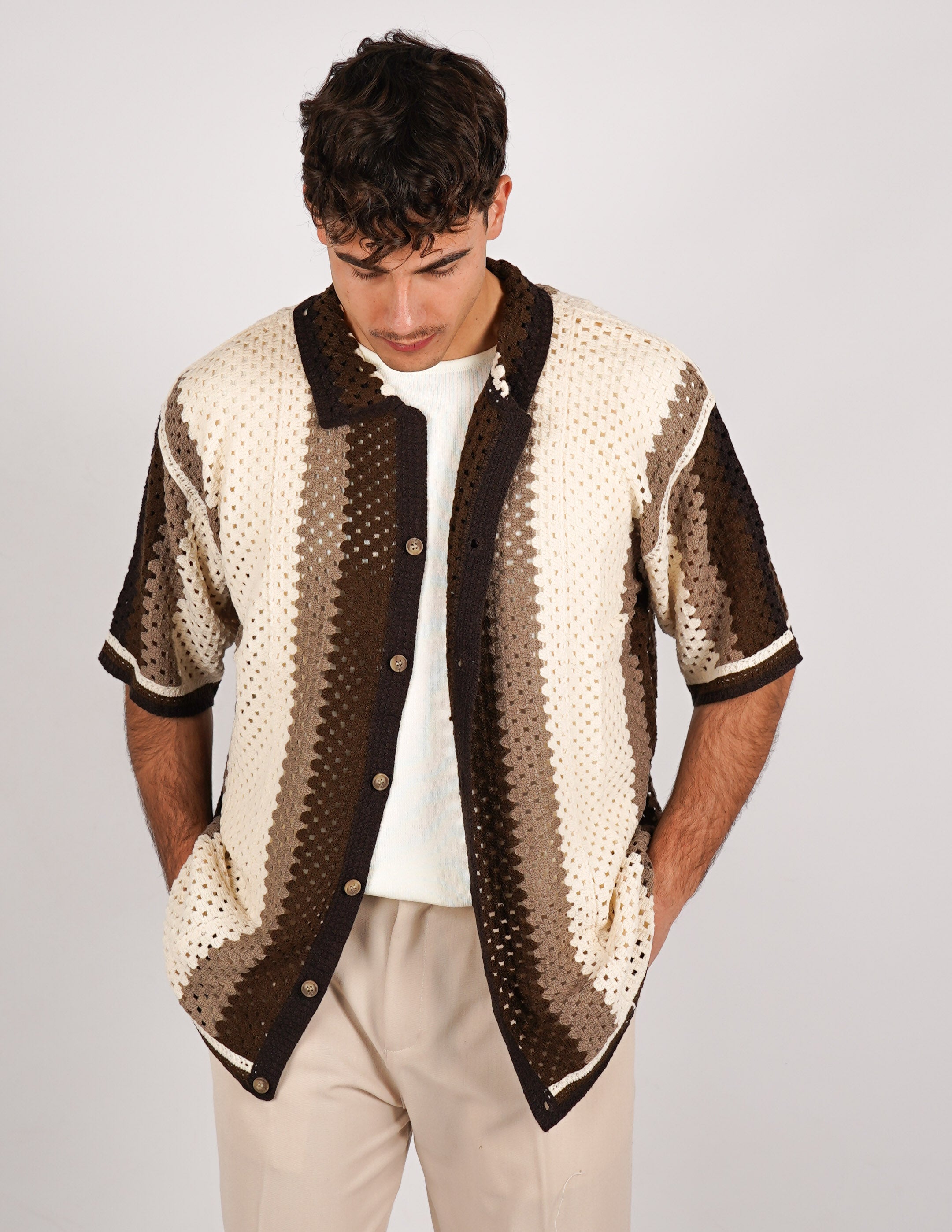 CAMICIA UOMO CROCHET