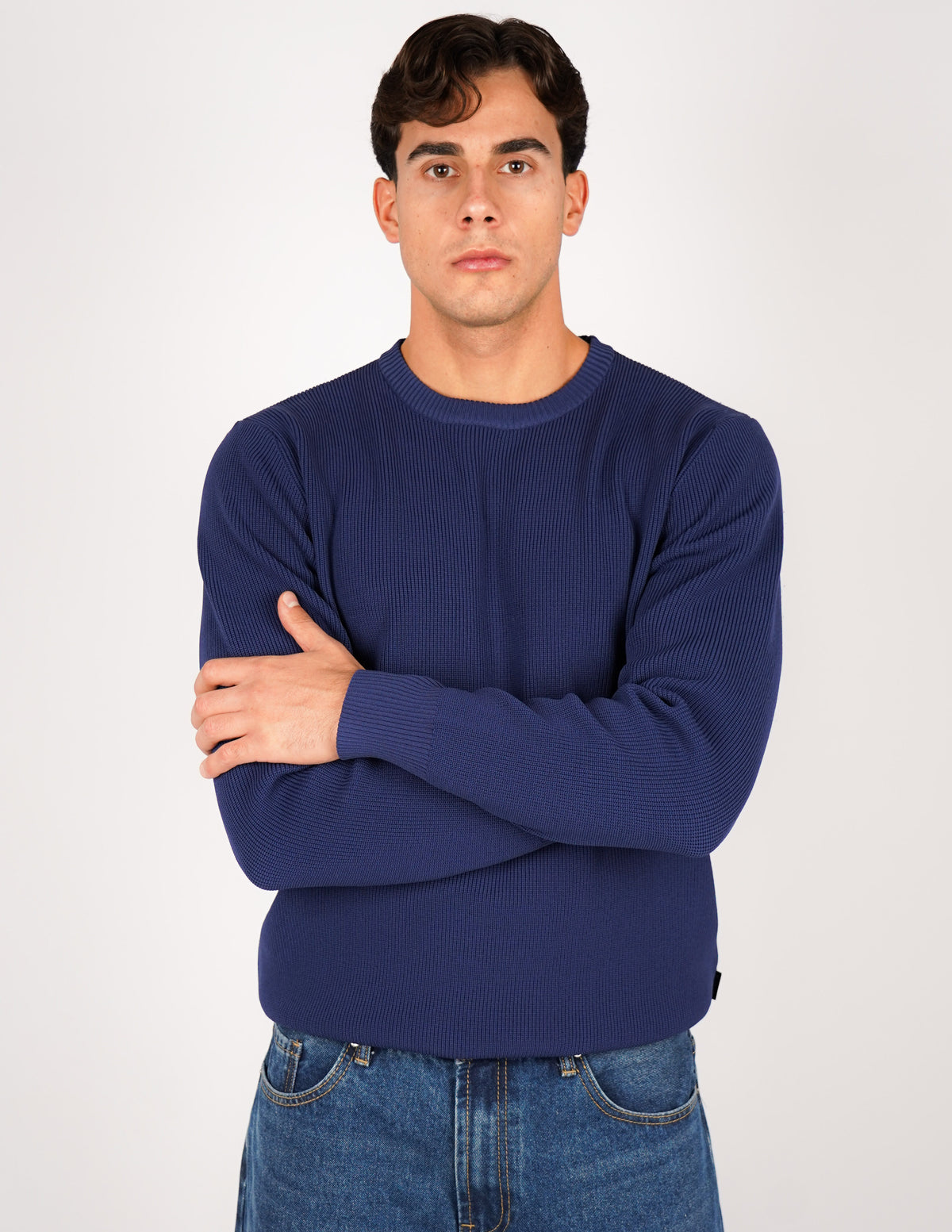 Maglione over D tessuto antipilling