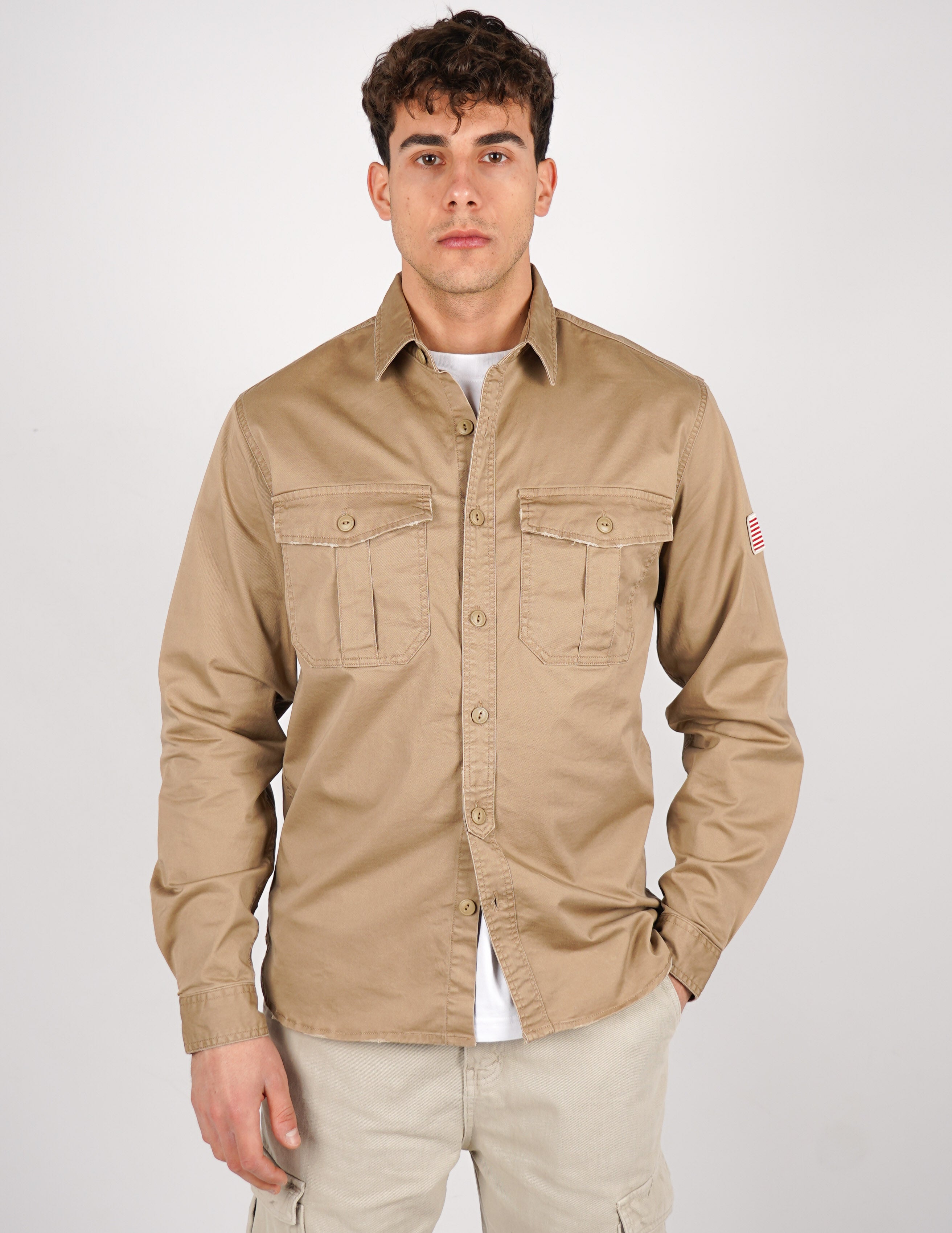 CAMICIA WORK CON STAMPA