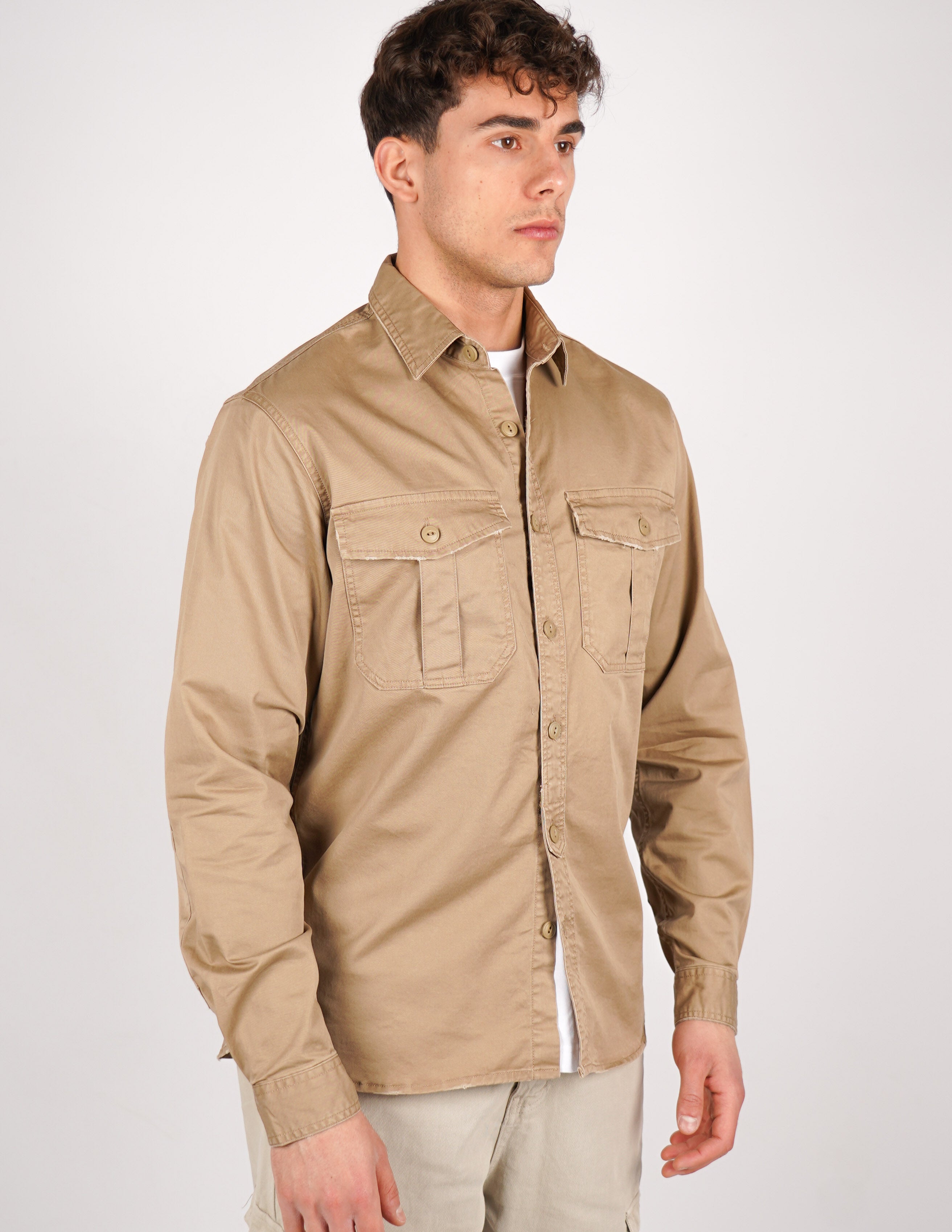 CAMICIA WORK CON STAMPA