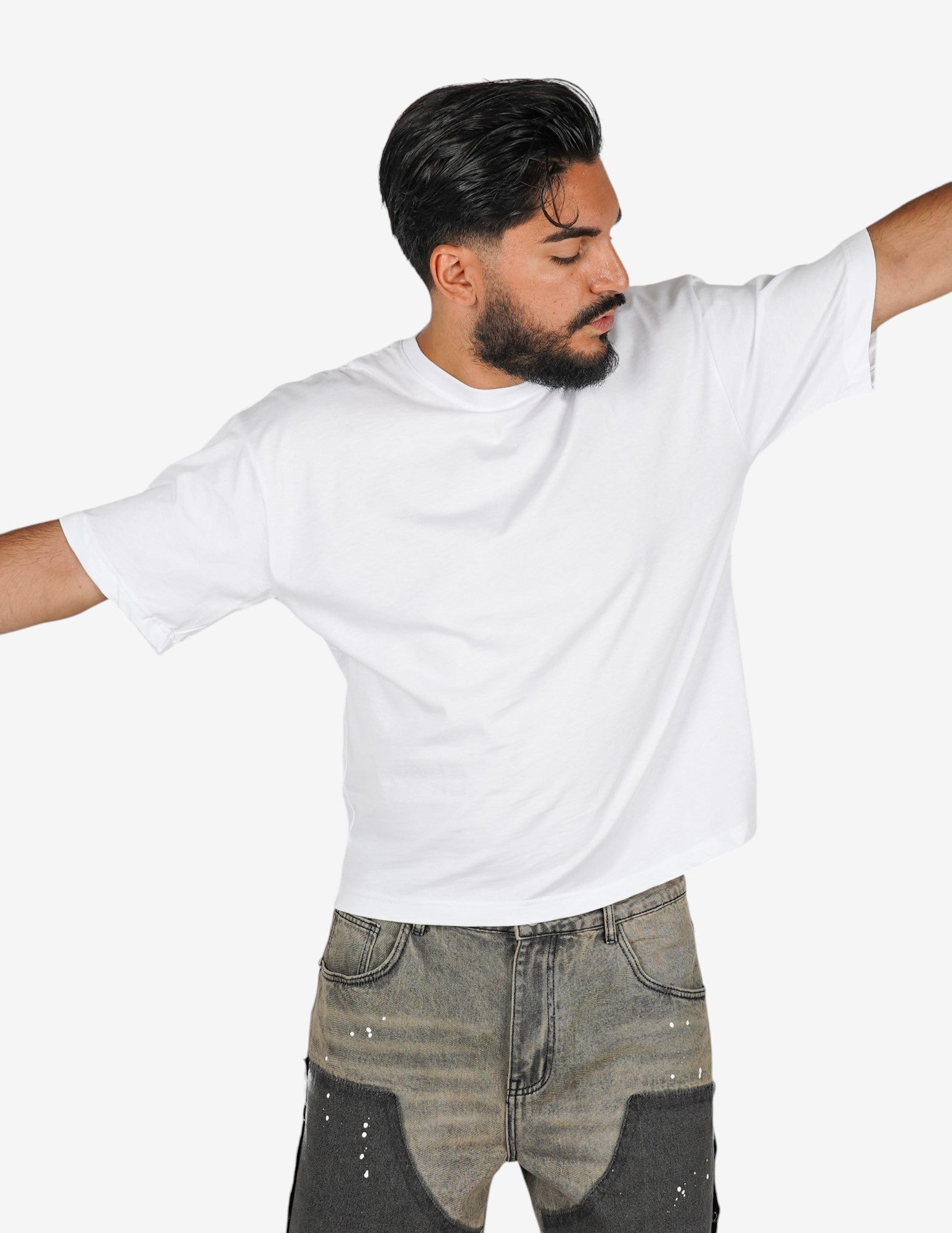 t-shirt uomo crop