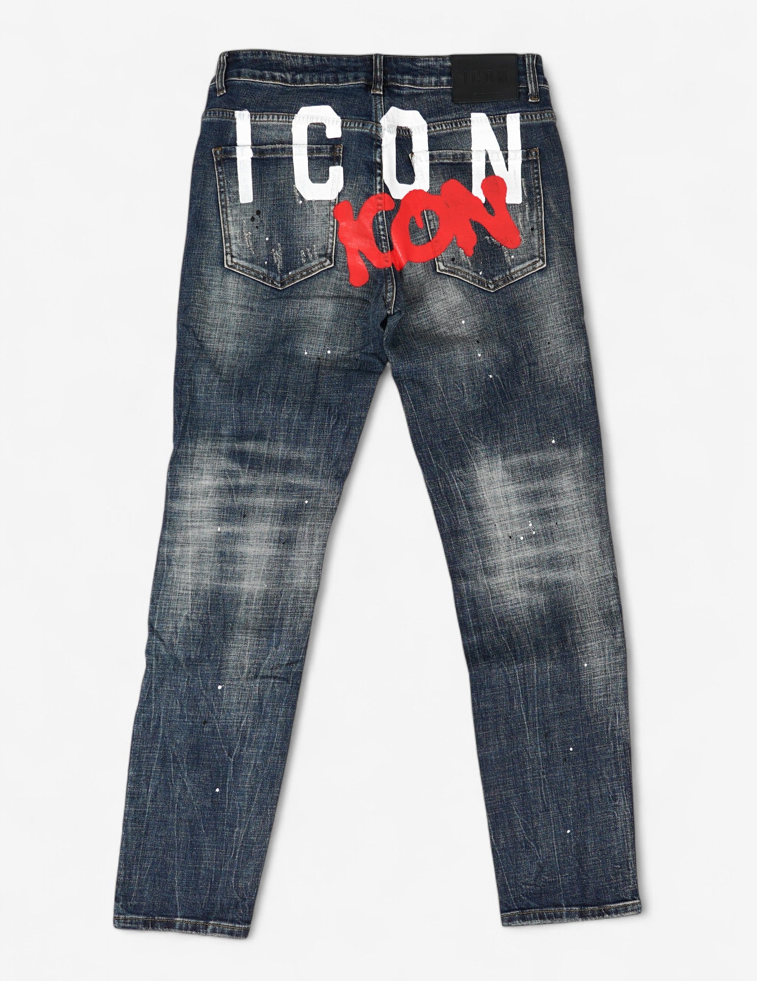 Jeans uomo con scritta