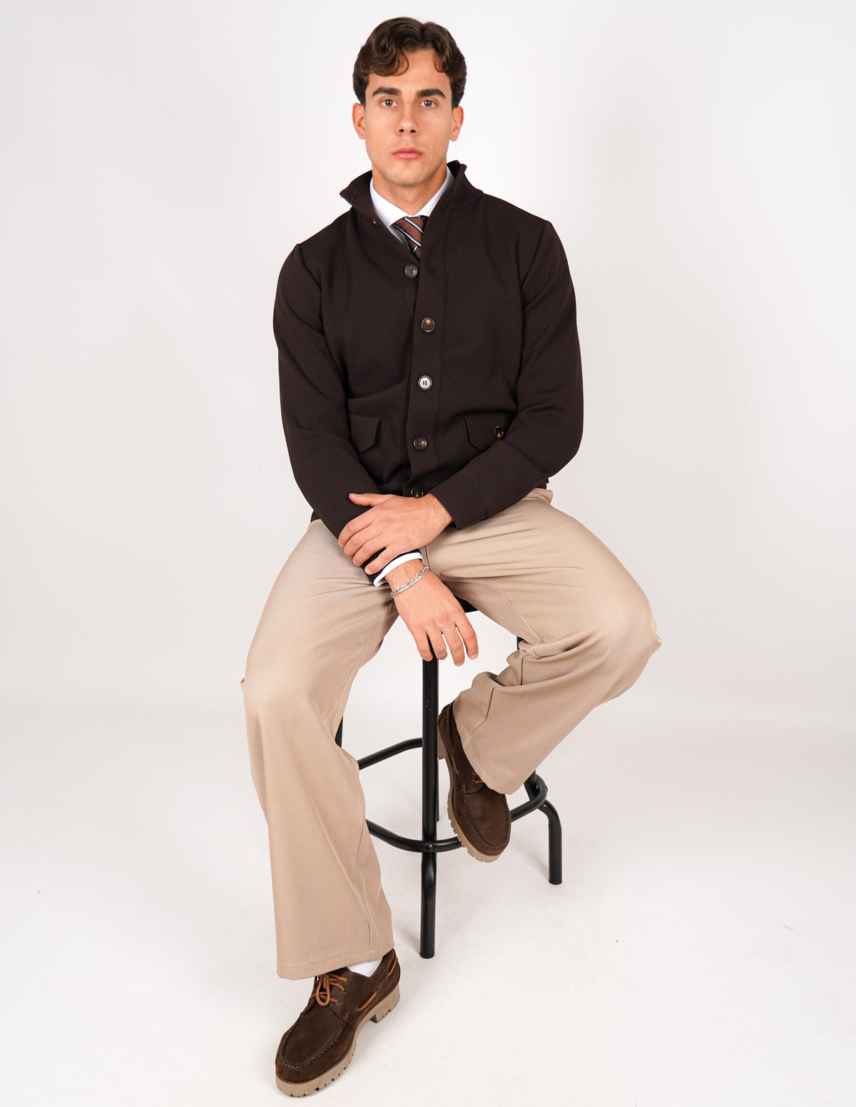 CARDIGAN OVER D CON BOTTONE ANTIPILLING