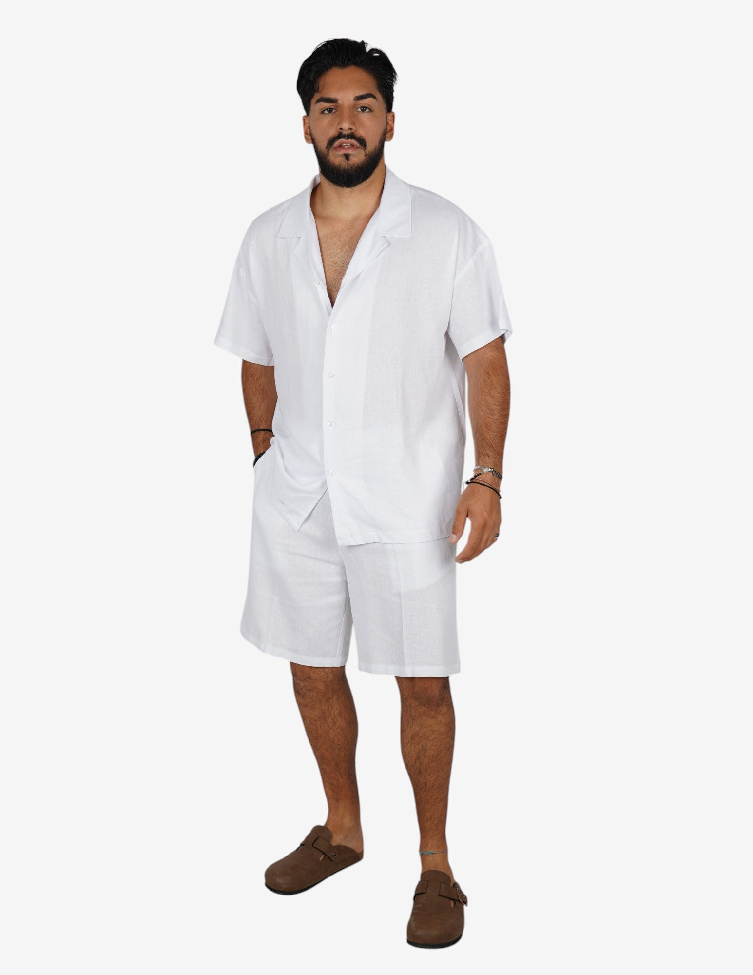 Coordinato basic in lino