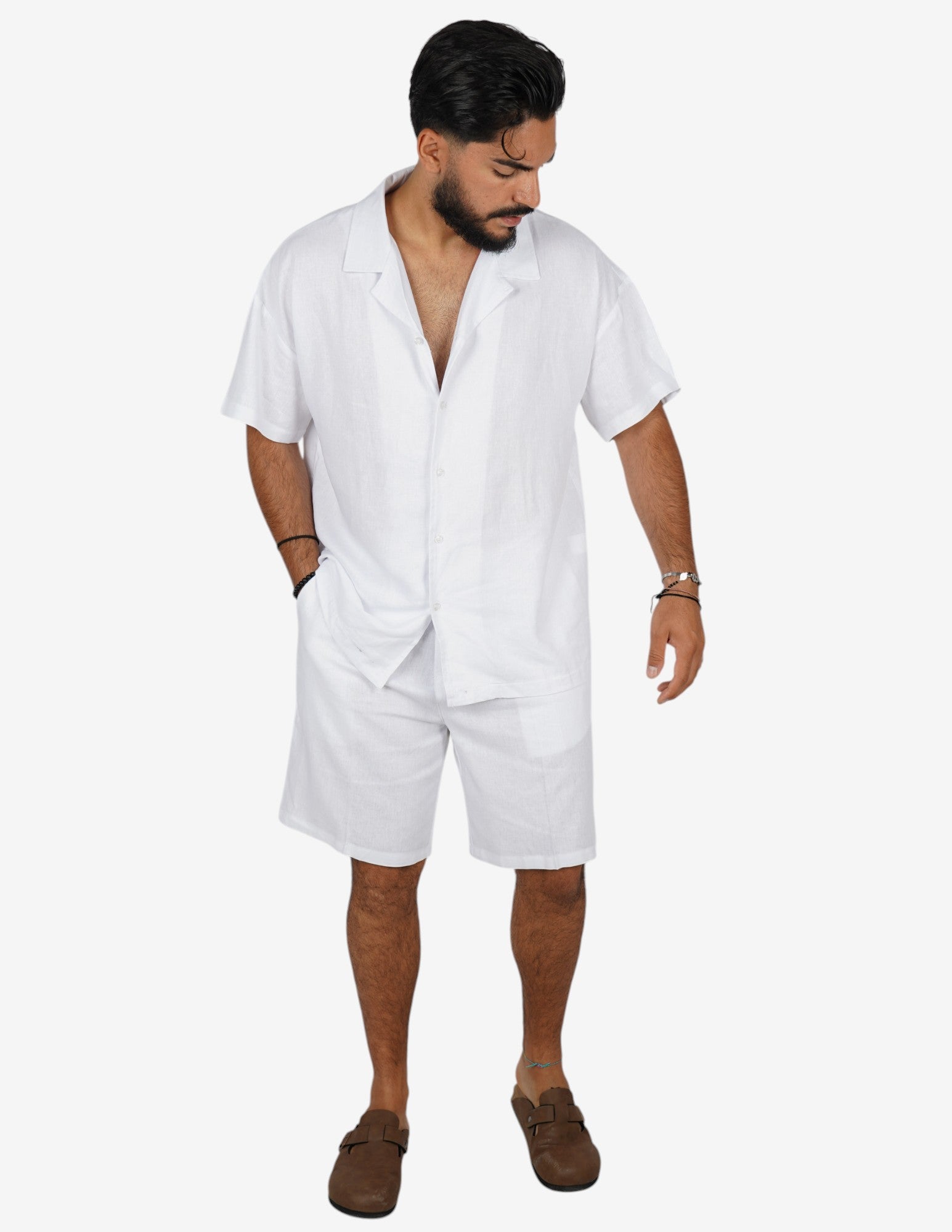 Coordinato basic in lino