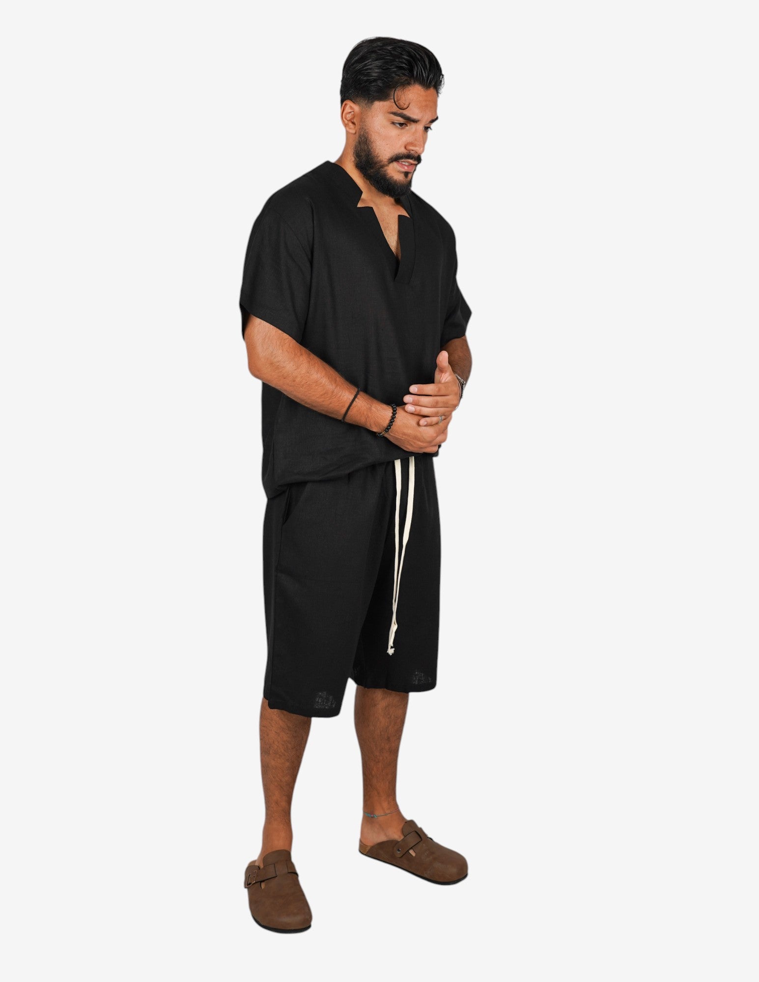 Coordinato basic in lino
