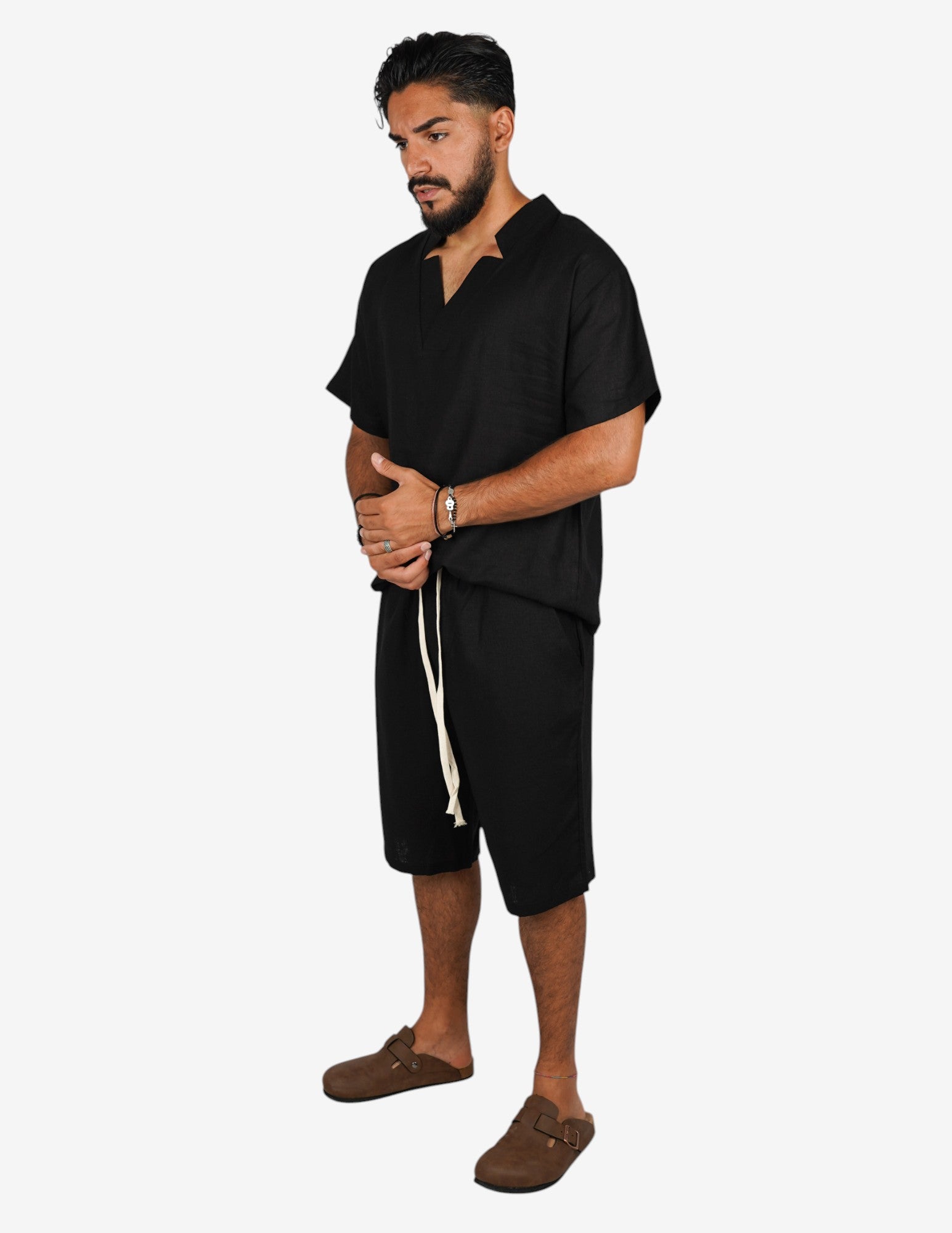 Coordinato basic in lino