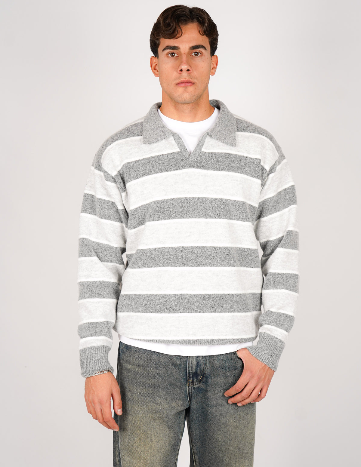 POLO RIGATA SEMI OVER