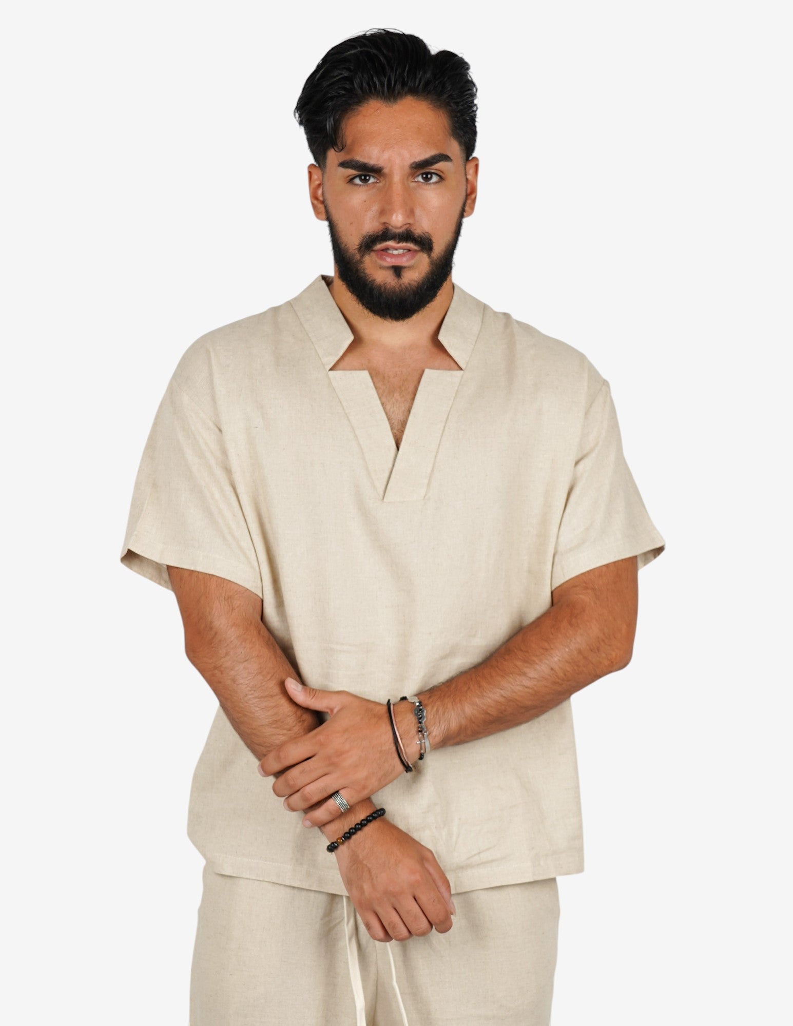 Coordinato basic in lino