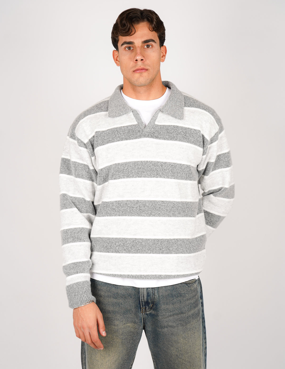 POLO RIGATA SEMI OVER