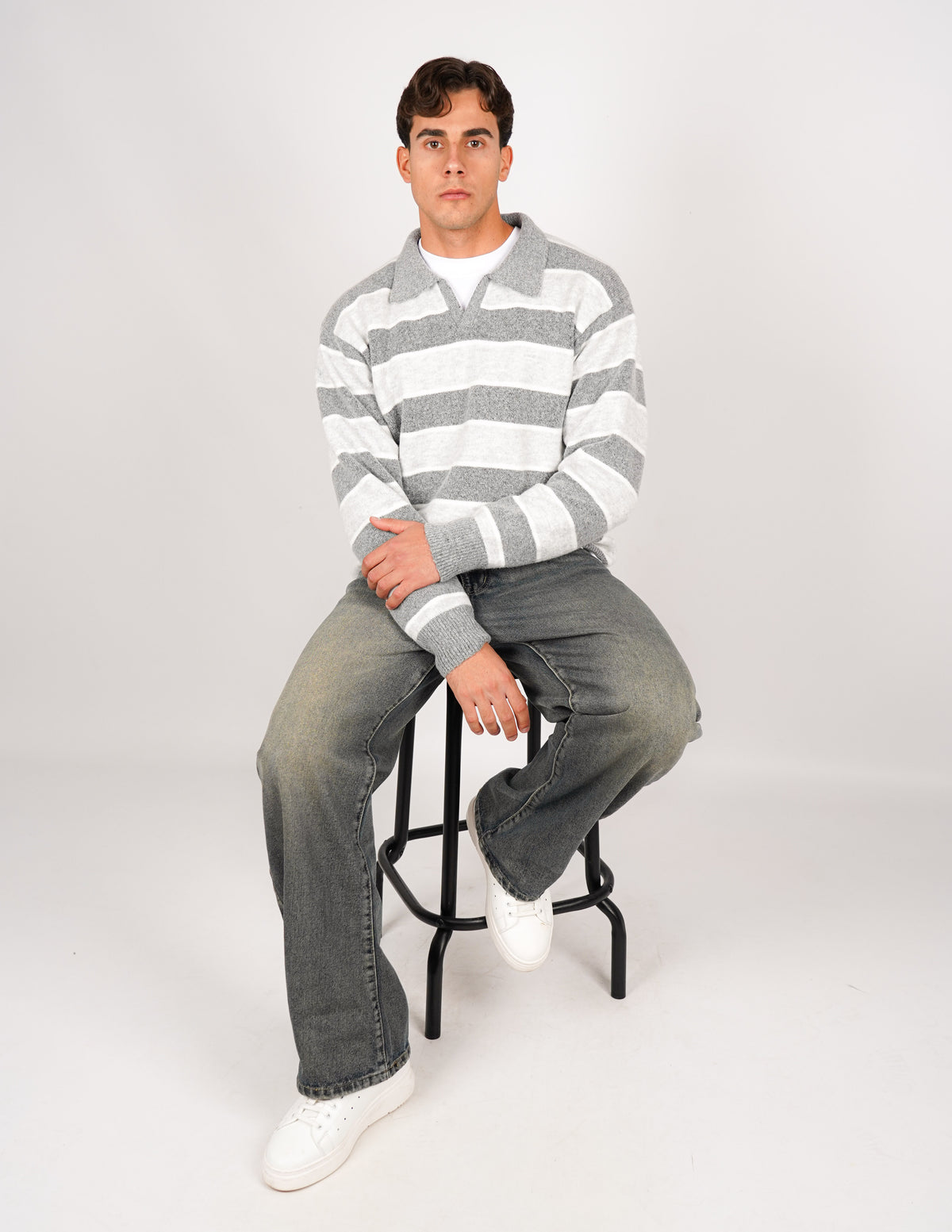 POLO RIGATA SEMI OVER