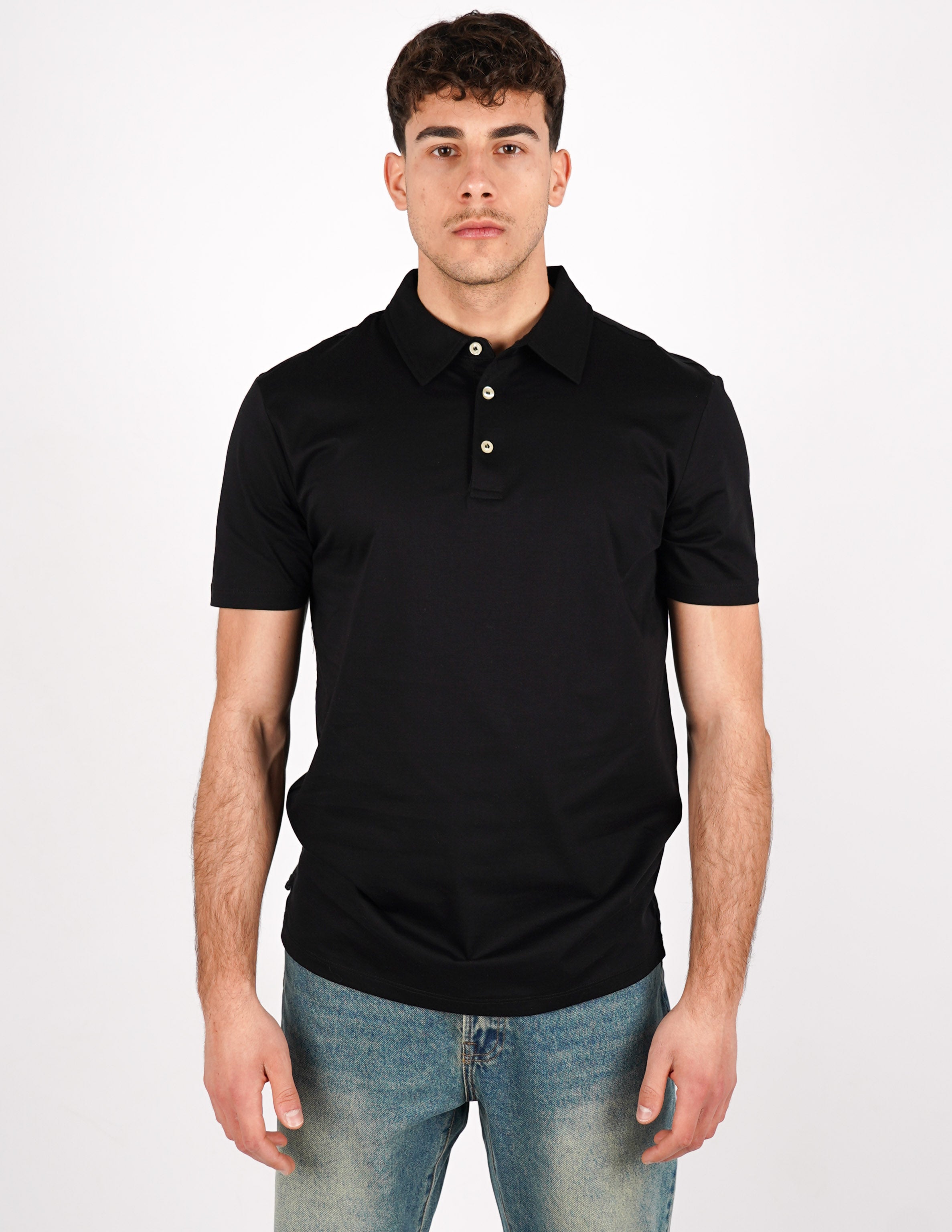 POLO IN COTONE MERCERIZZATO OVER D