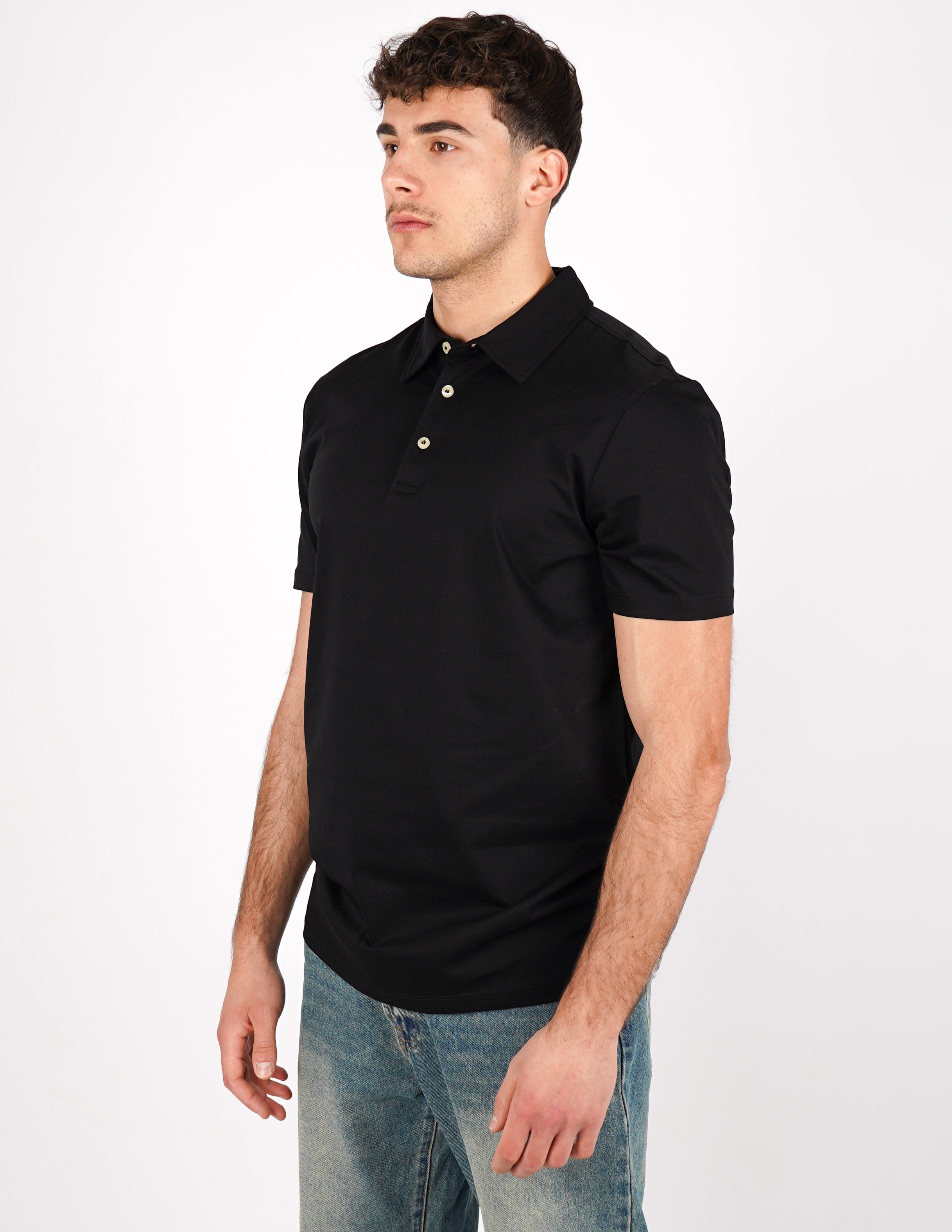 POLO IN COTONE MERCERIZZATO OVER D