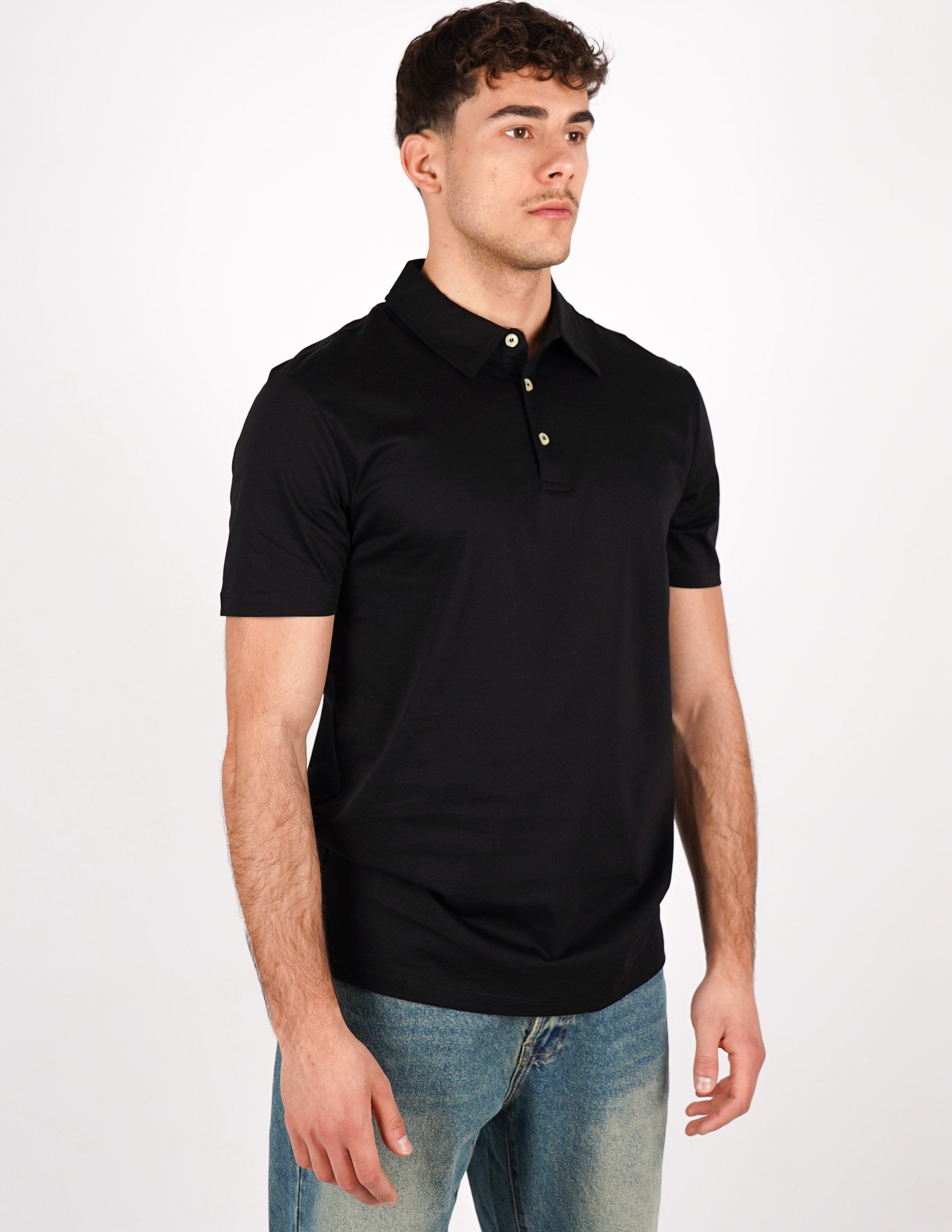 POLO IN COTONE MERCERIZZATO OVER D