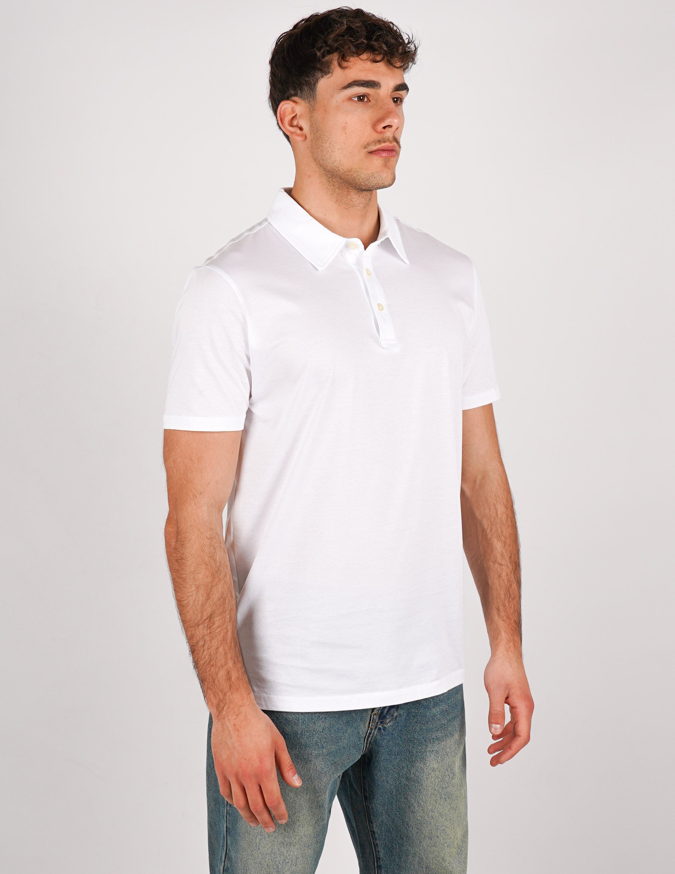 POLO IN COTONE MERCERIZZATO OVER D
