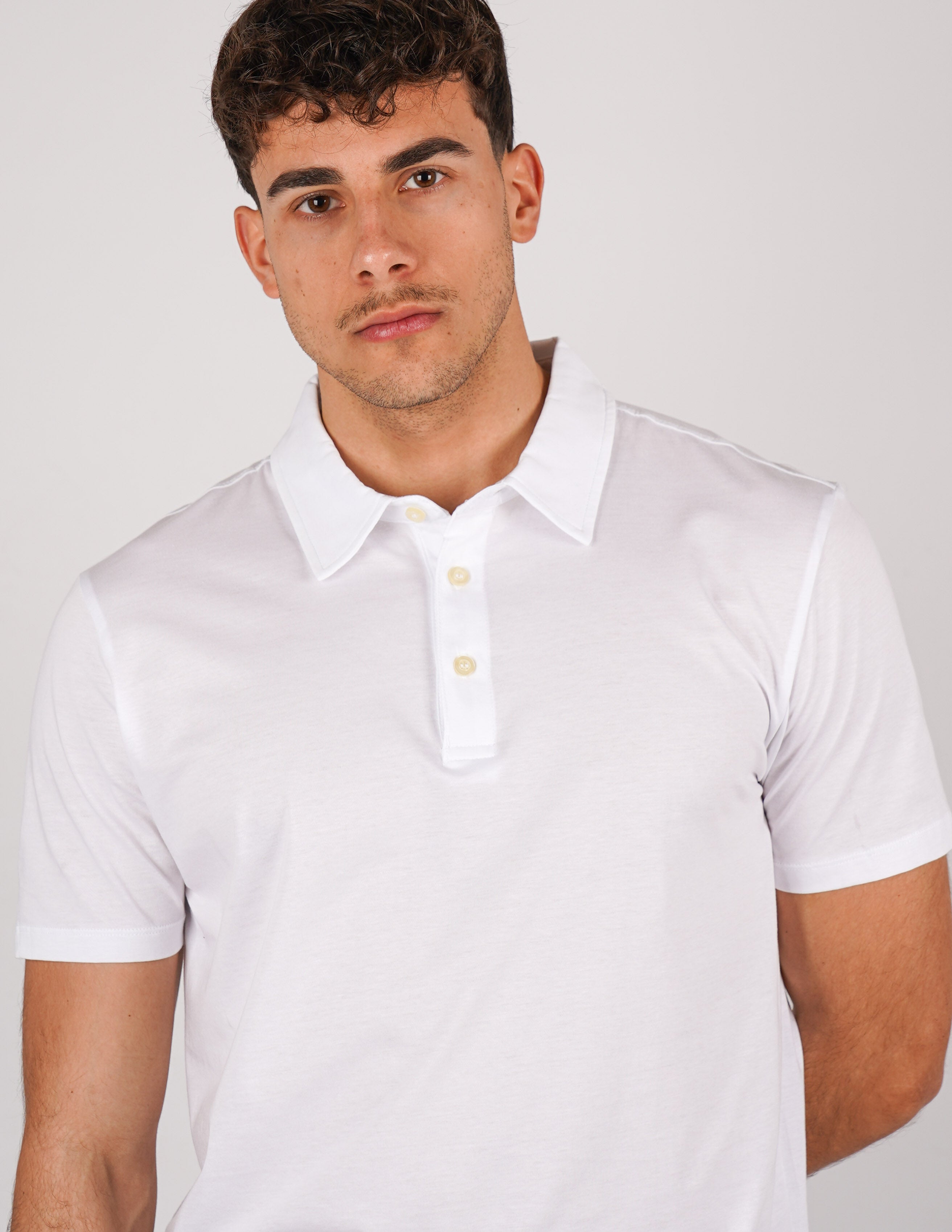 POLO IN COTONE MERCERIZZATO OVER D