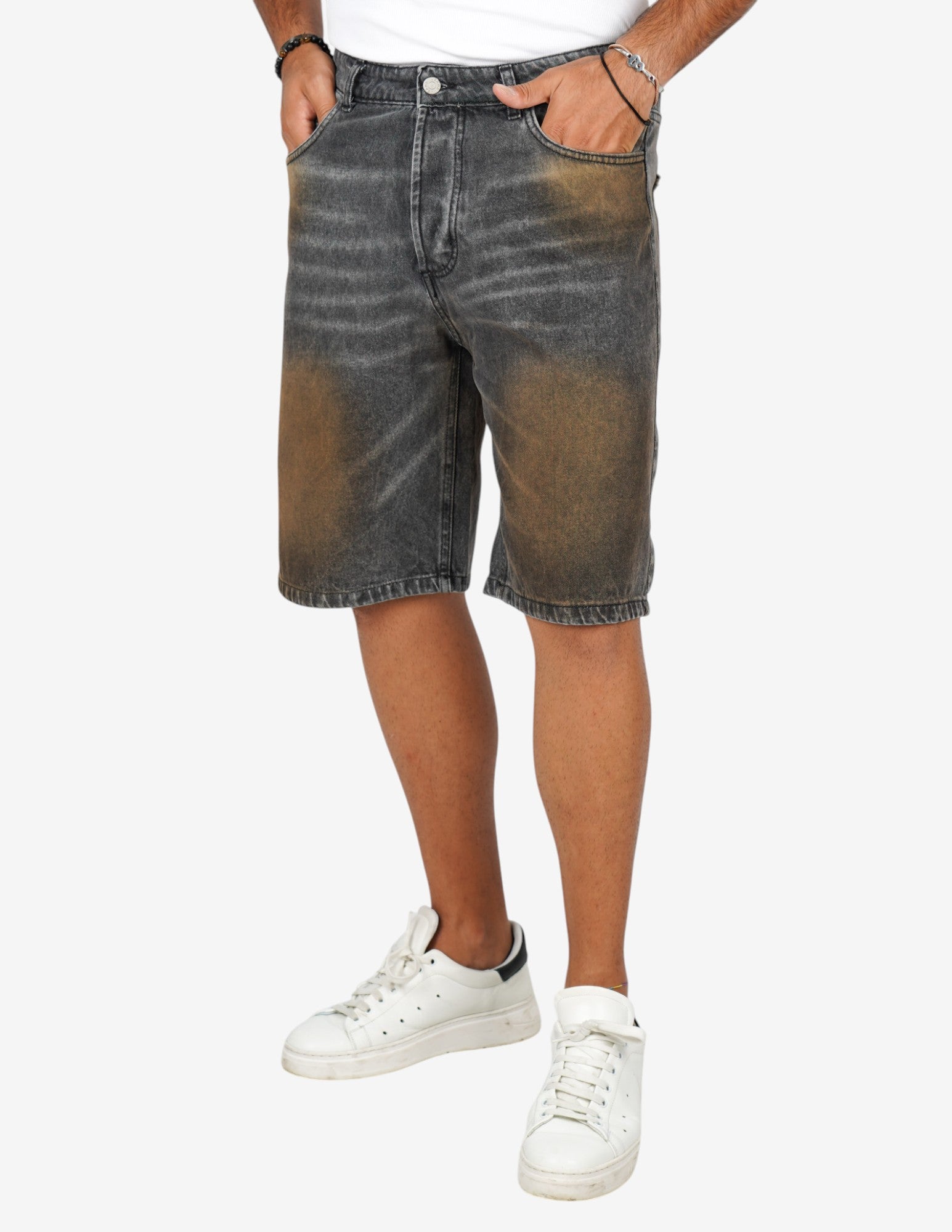 bermuda in jeans strutturato