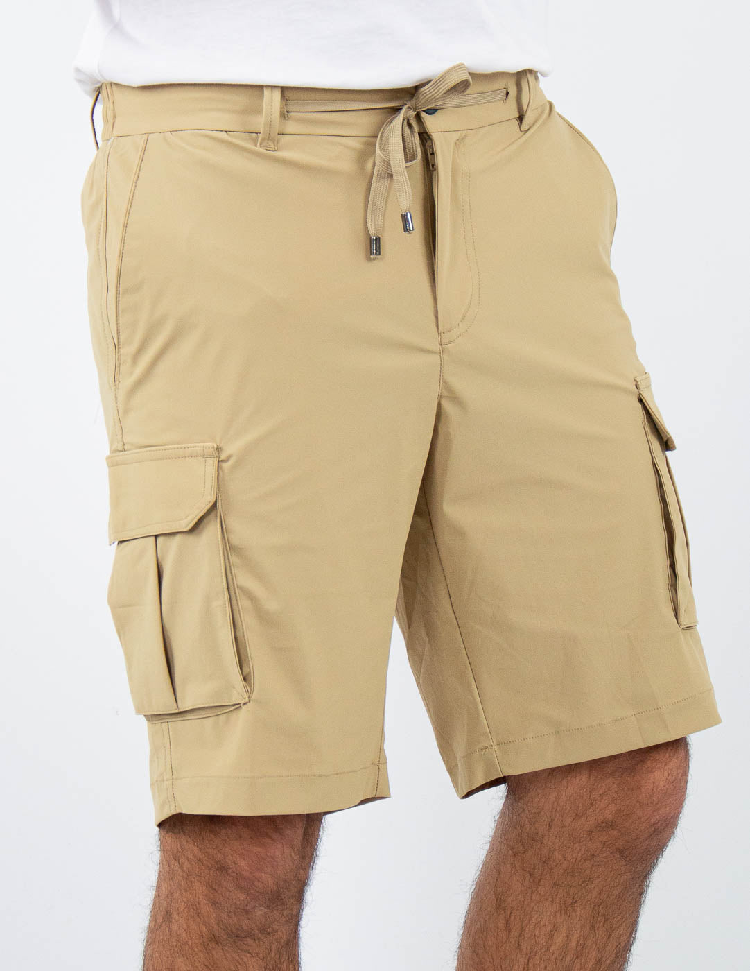 bermuda cargo tessuto extra light "no stiro"