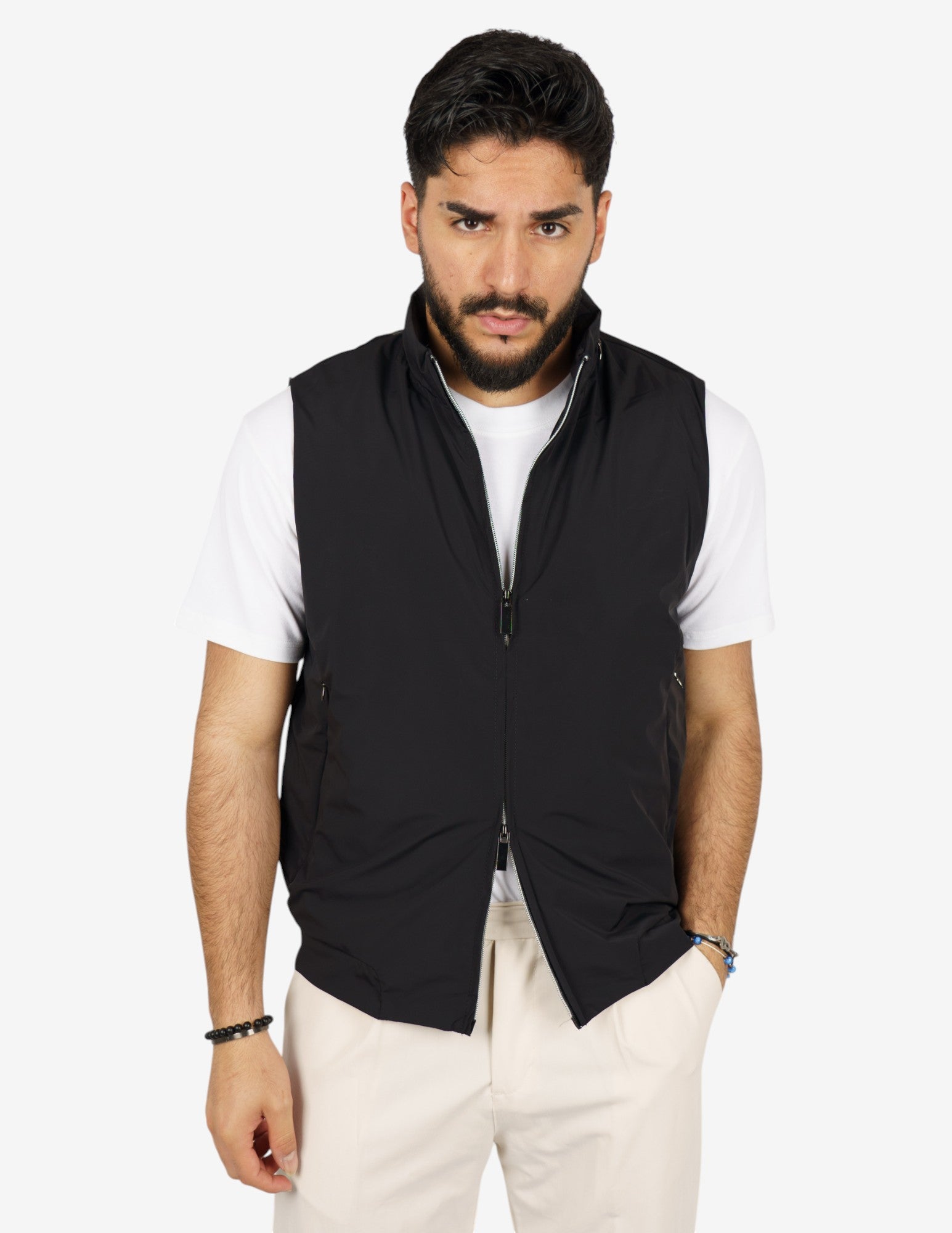 GILET SMANICATO EXTRA LIGHT NO STIRO