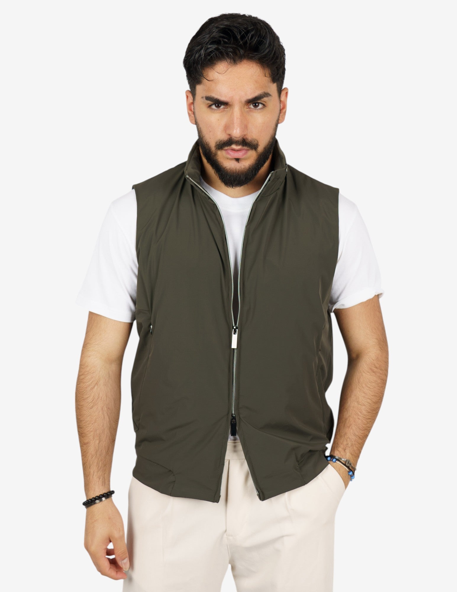 GILET SMANICATO EXTRA LIGHT NO STIRO