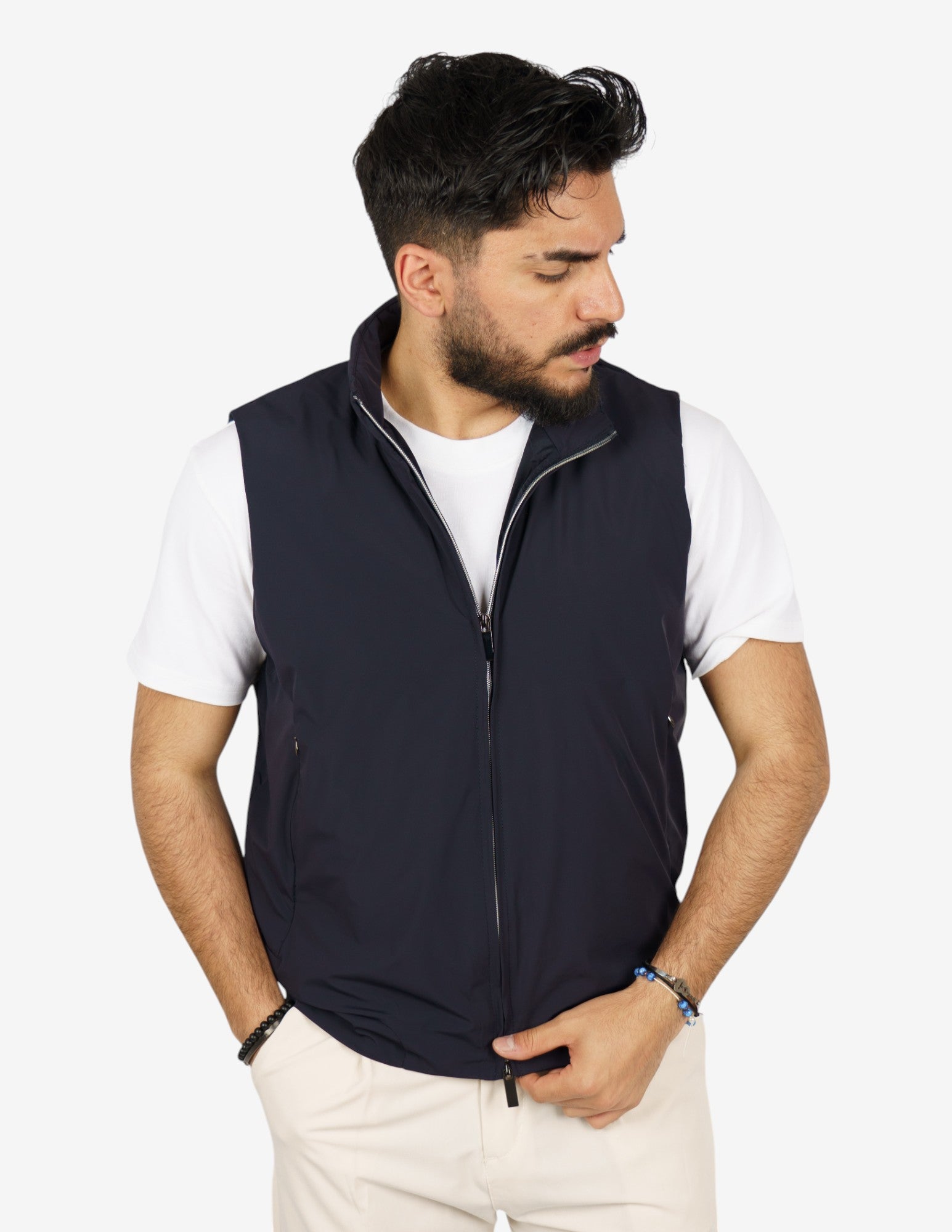 GILET SMANICATO EXTRA LIGHT NO STIRO