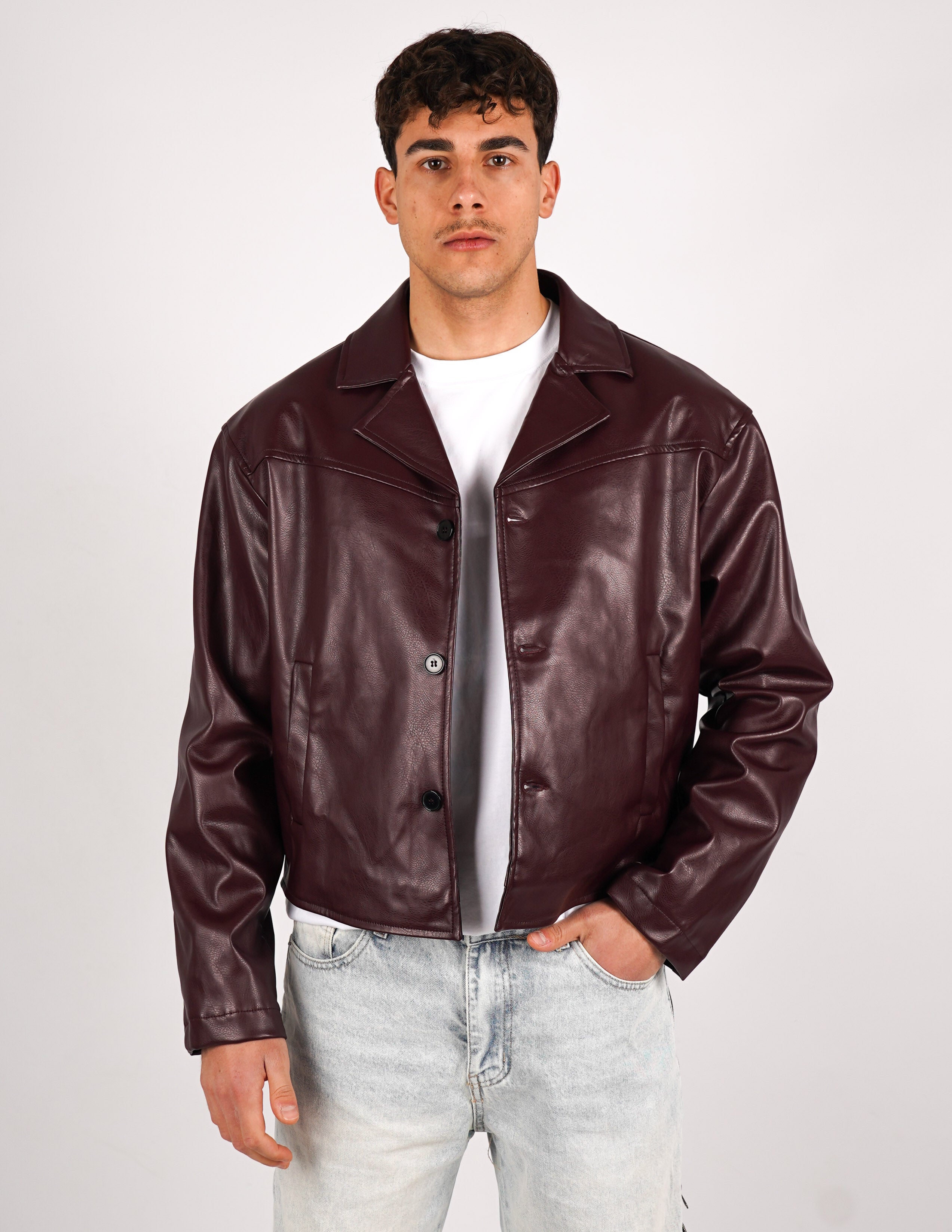GIUBBINO CROP ECOPELLE