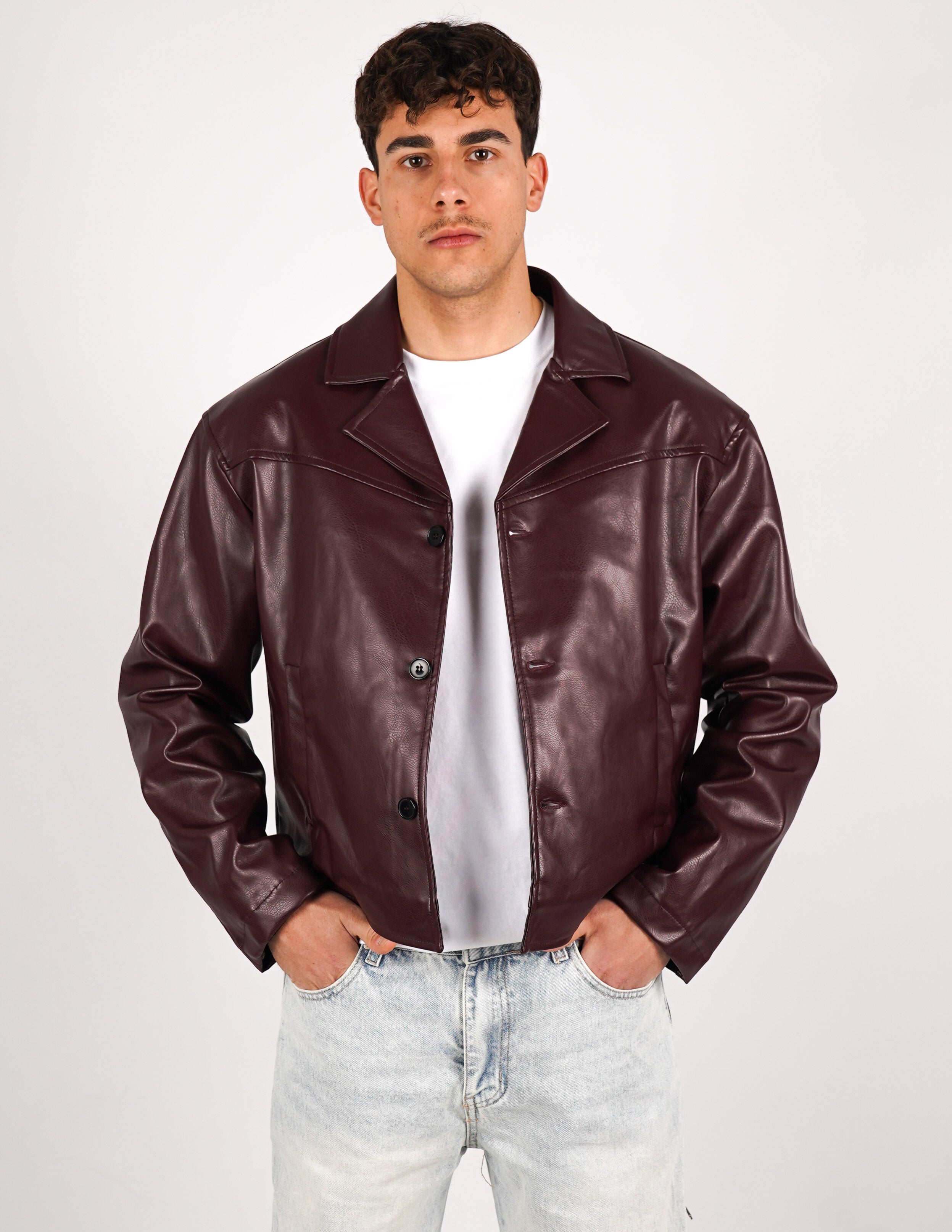 GIUBBINO CROP ECOPELLE