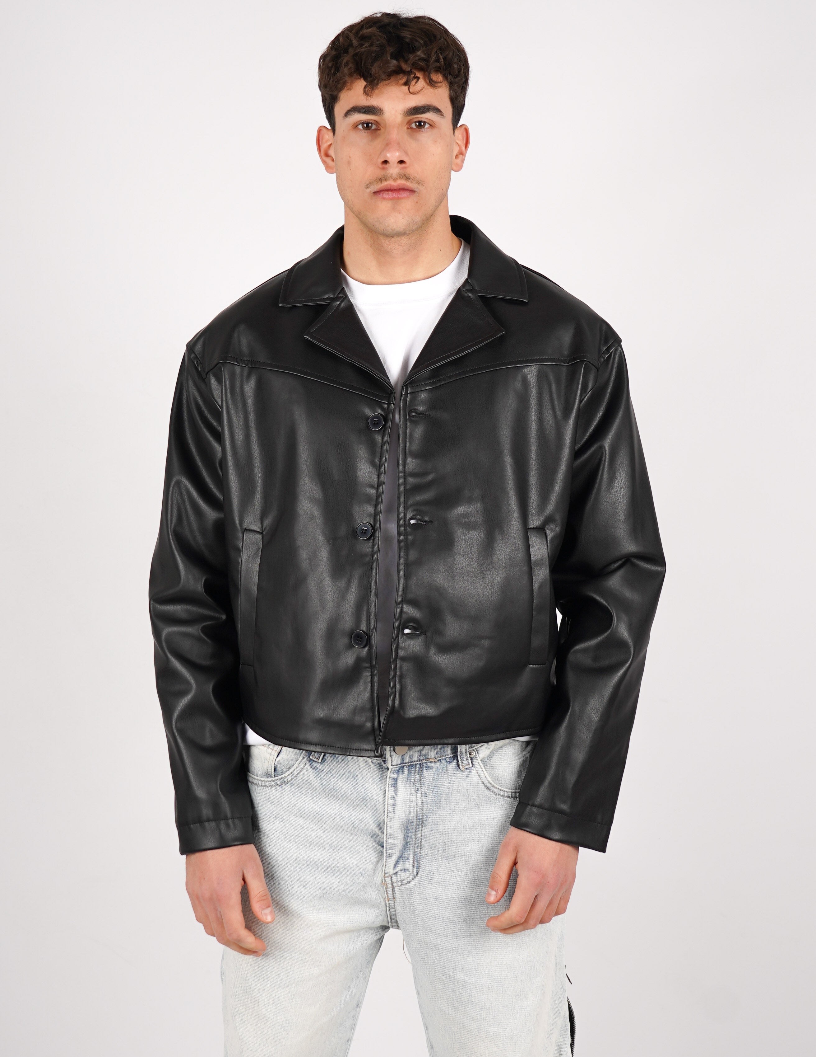 GIUBBINO CROP ECOPELLE