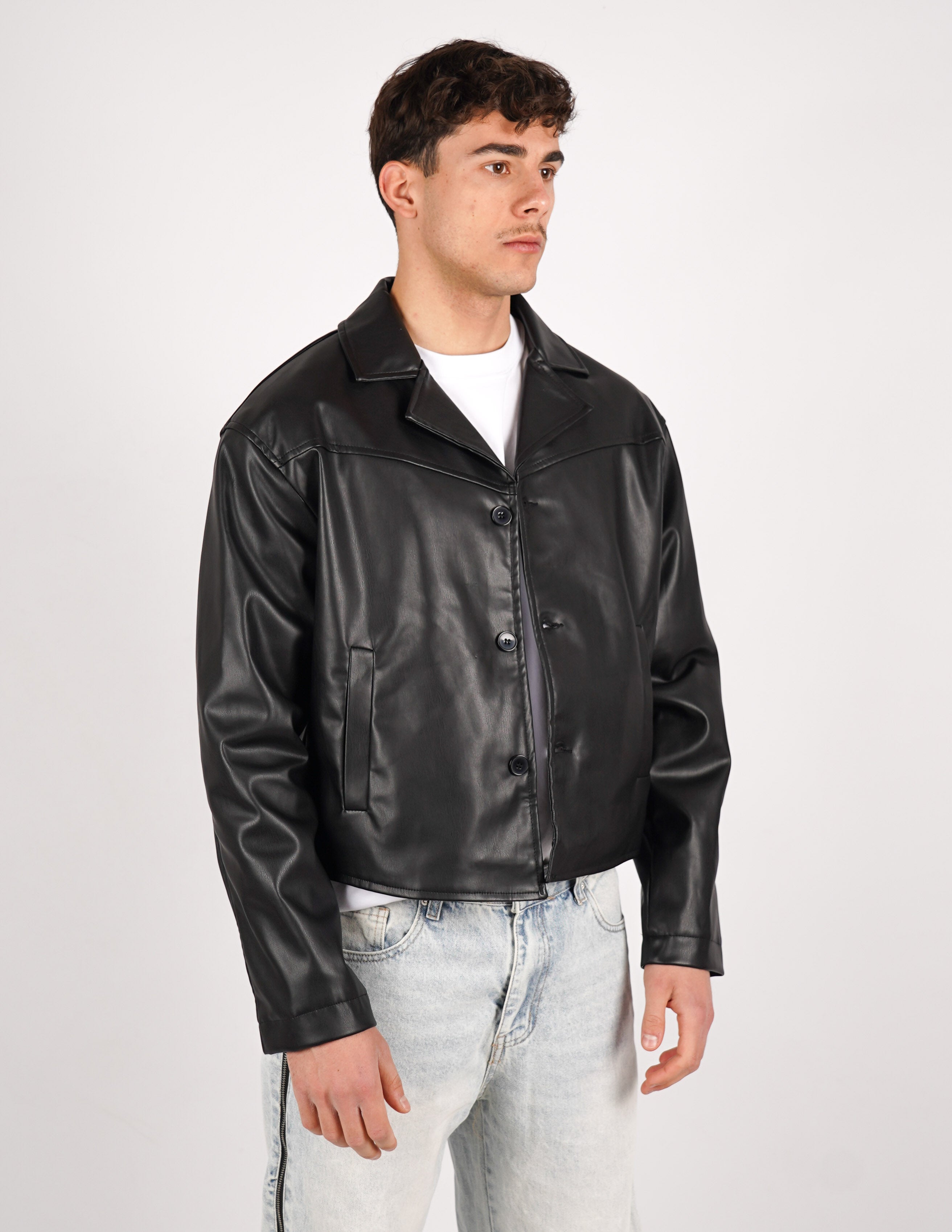 GIUBBINO CROP ECOPELLE