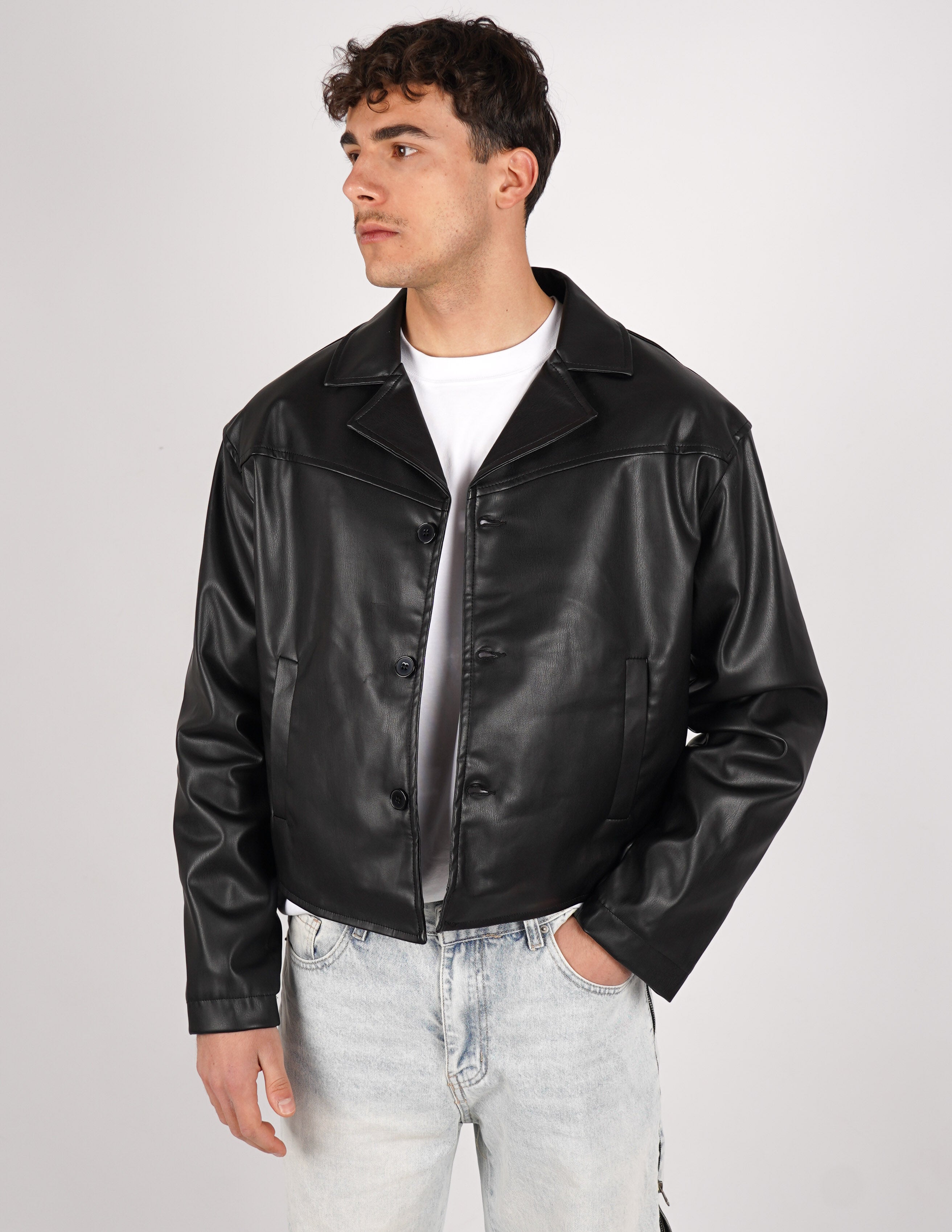 GIUBBINO CROP ECOPELLE