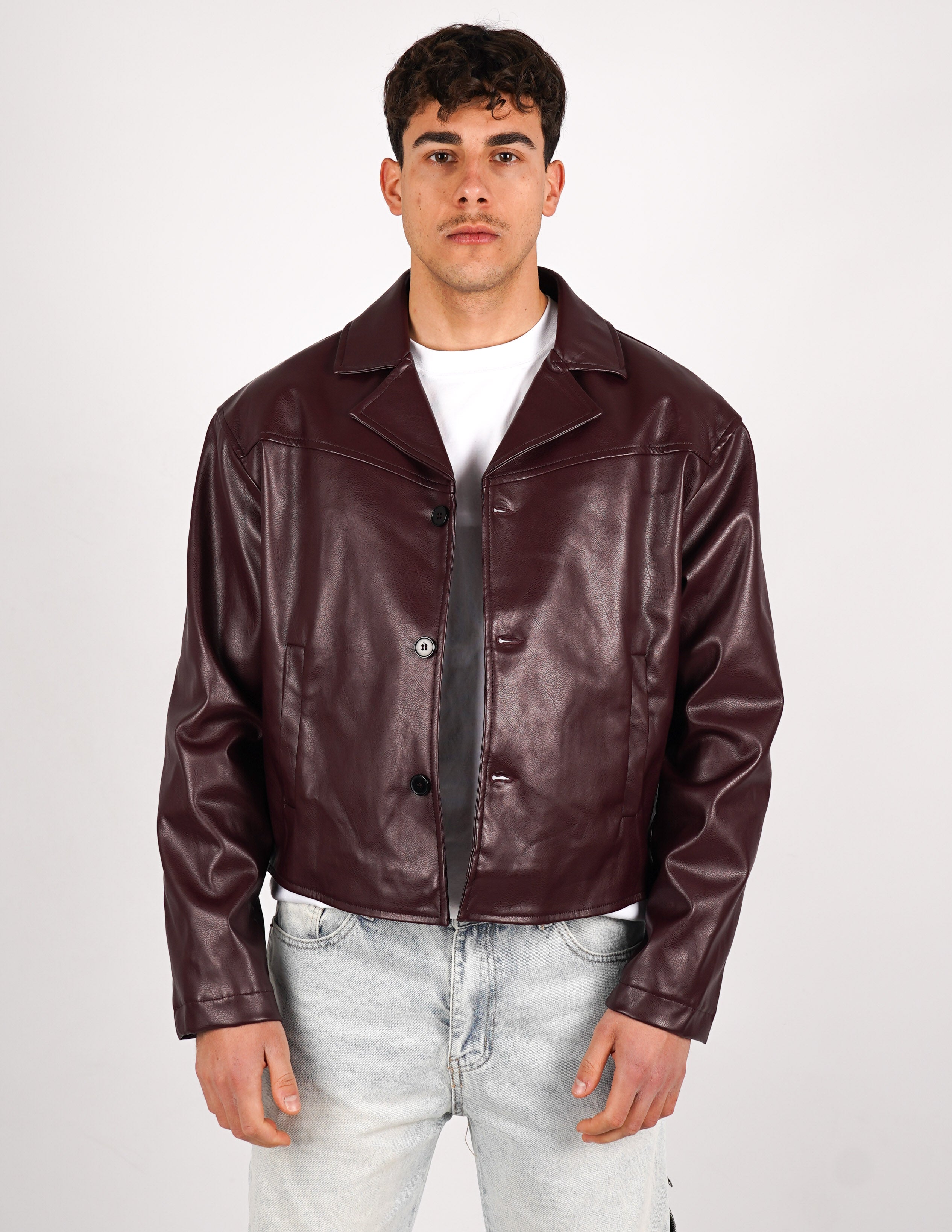GIUBBINO CROP ECOPELLE