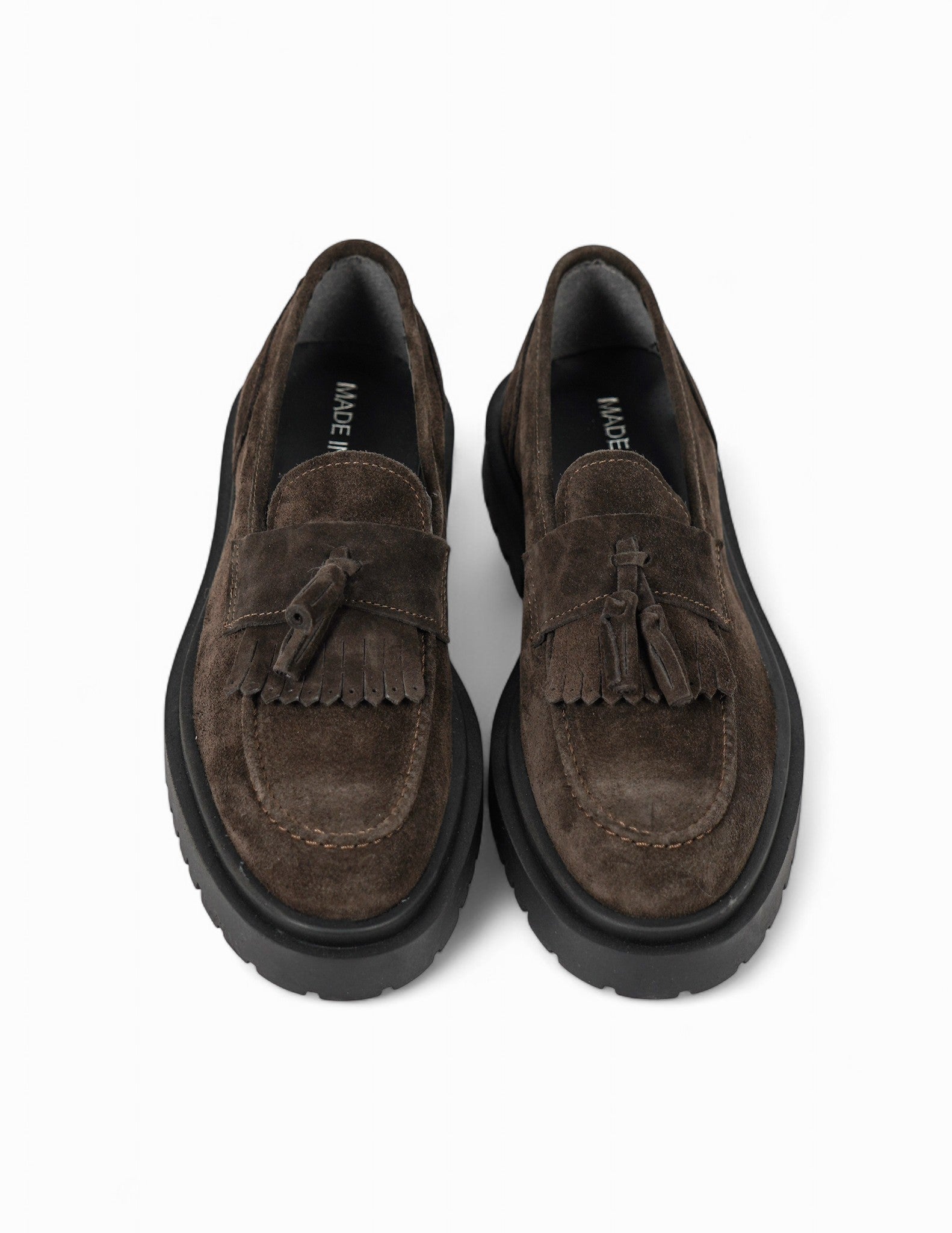 MOCASSINO CAMOSCIO FONDO TRACK