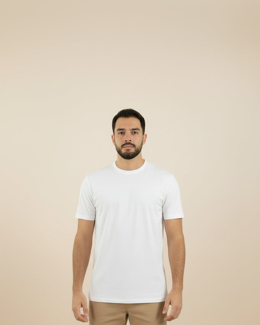 T-SHIRT UOMO EXTRA LIGHT TESSUTO "NO STIRO"