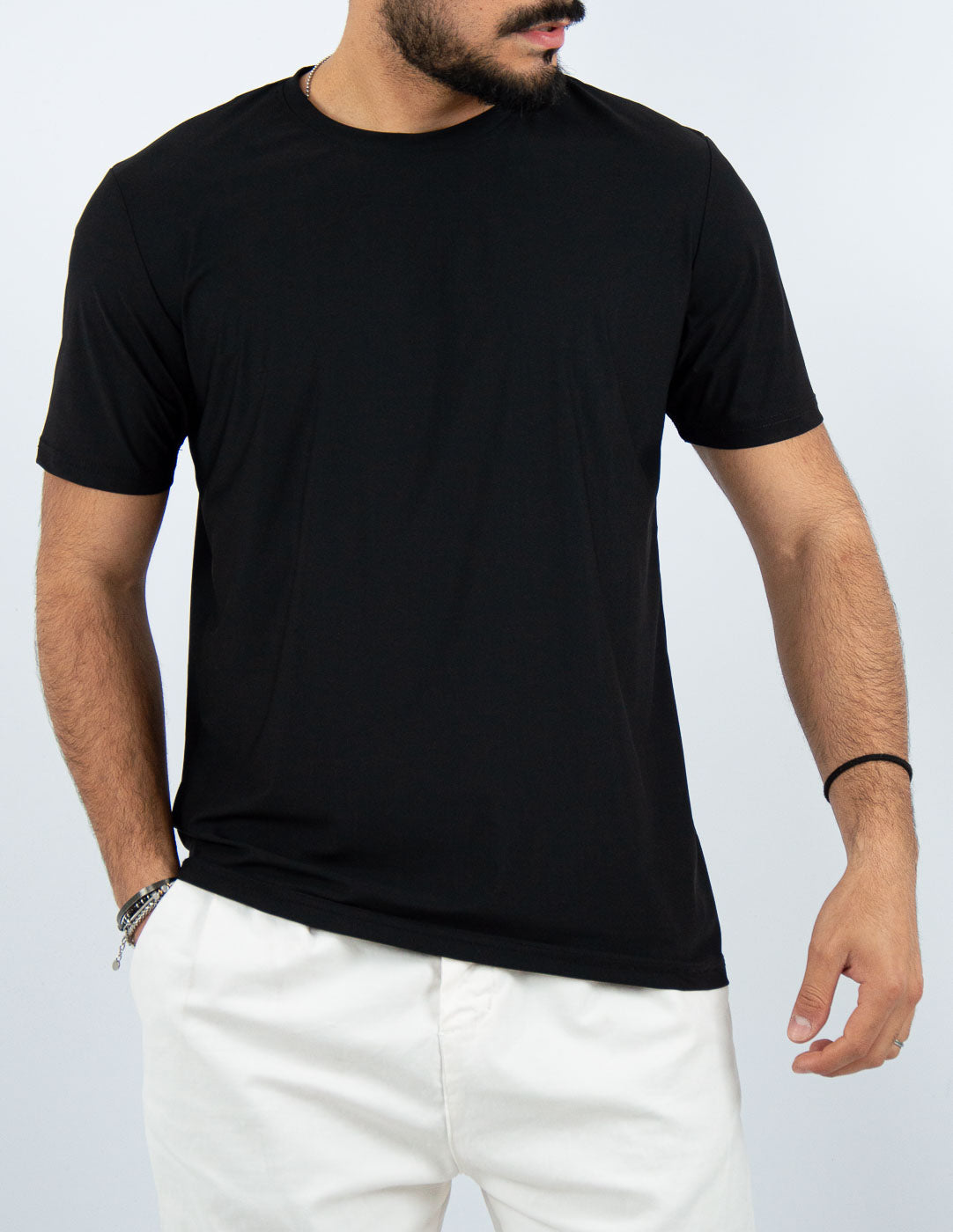 T-SHIRT UOMO EXTRA LIGHT TESSUTO "NO STIRO"