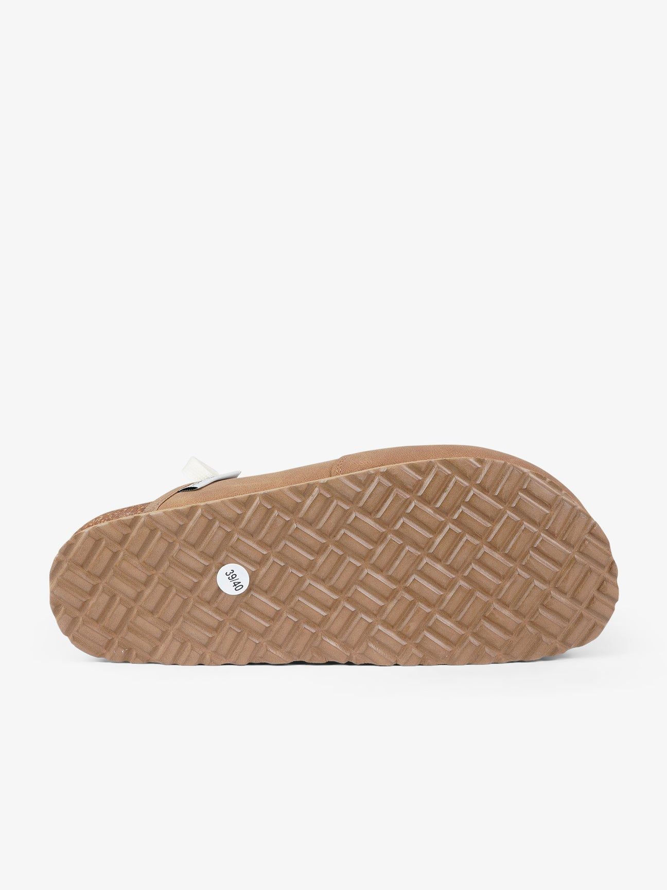 DUALSCAPE sabot unisex con lacci pelle marrone