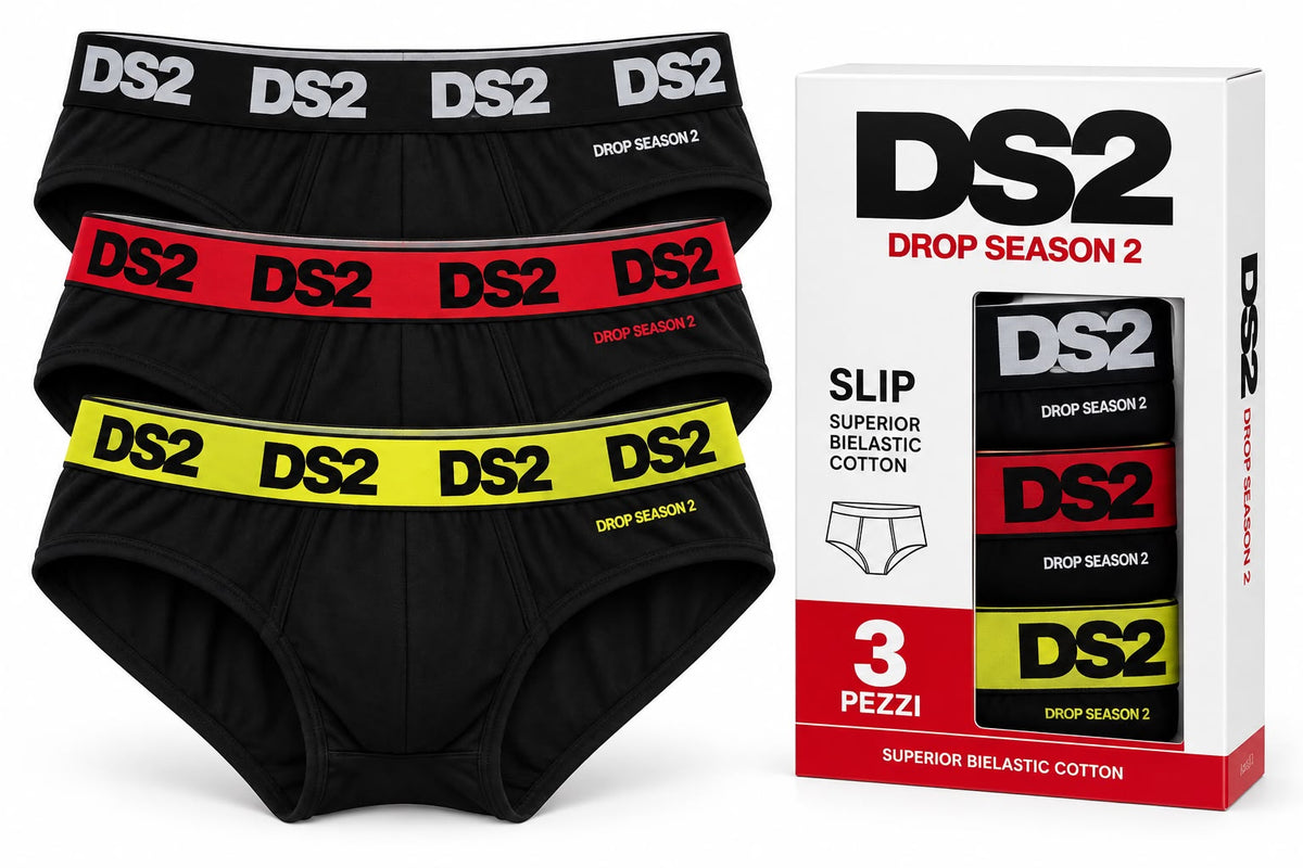 SLIP UOMO DS2 CONFEZIONE DA 3 PZ