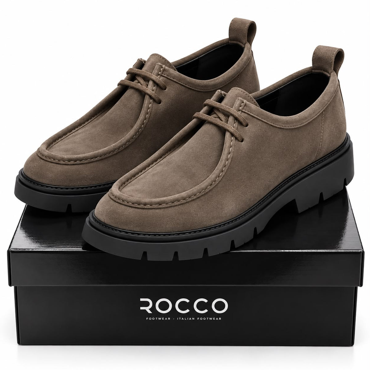 mocassino con lacci ingegnere fondo track