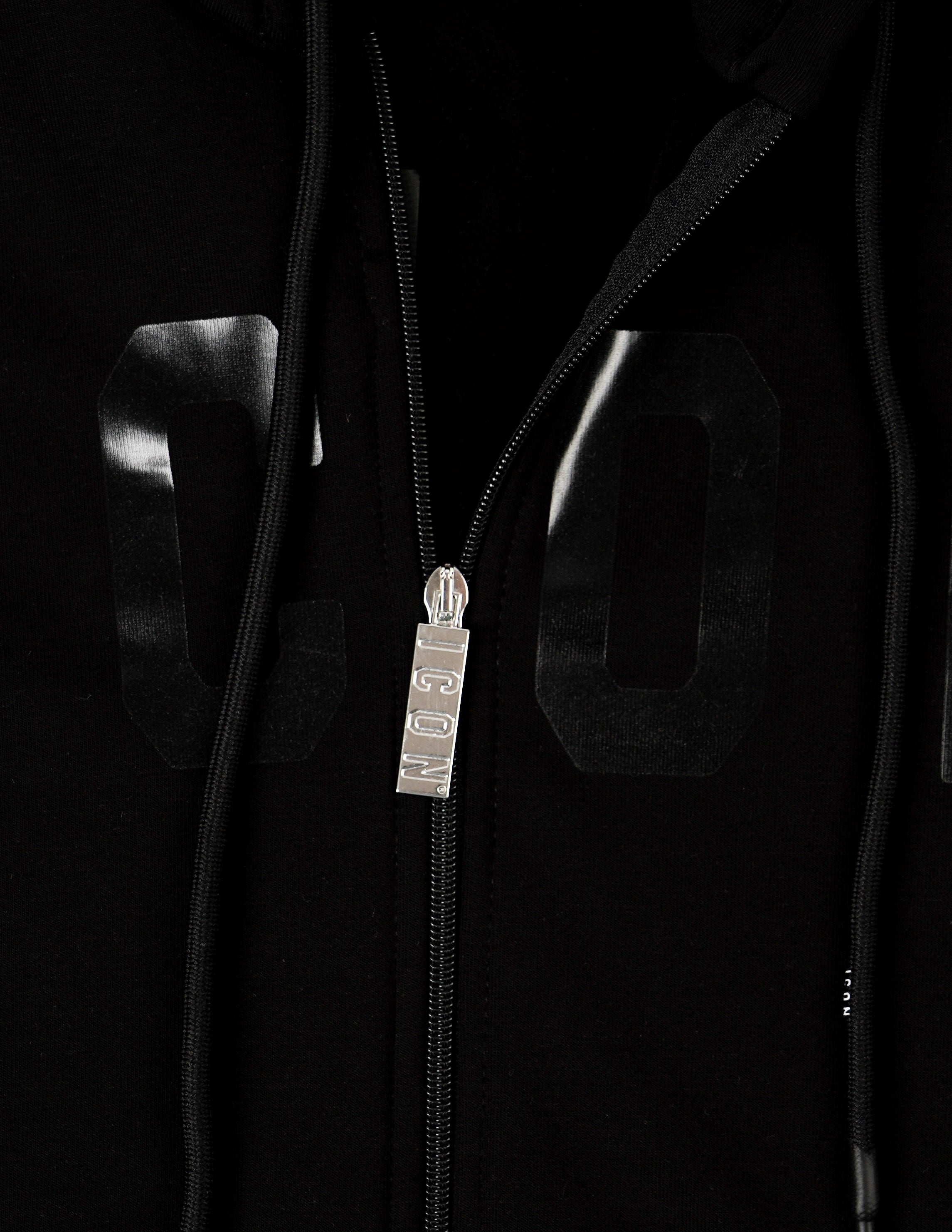 FELPA ICON CAPPUCCIO CON ZIP