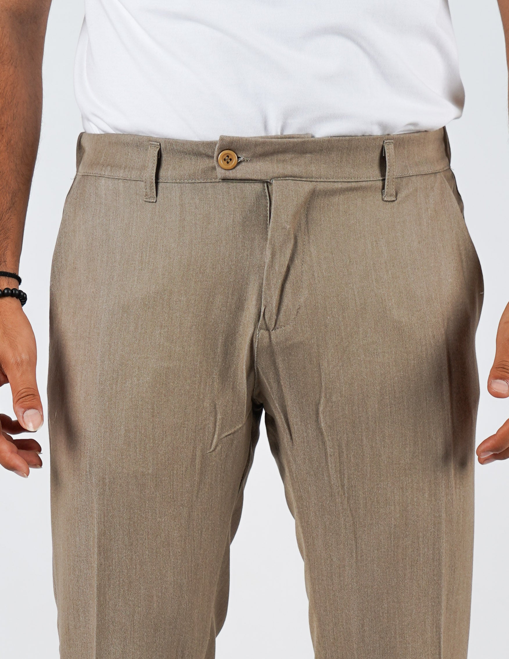 pantalone lungo sartoriale con elastico