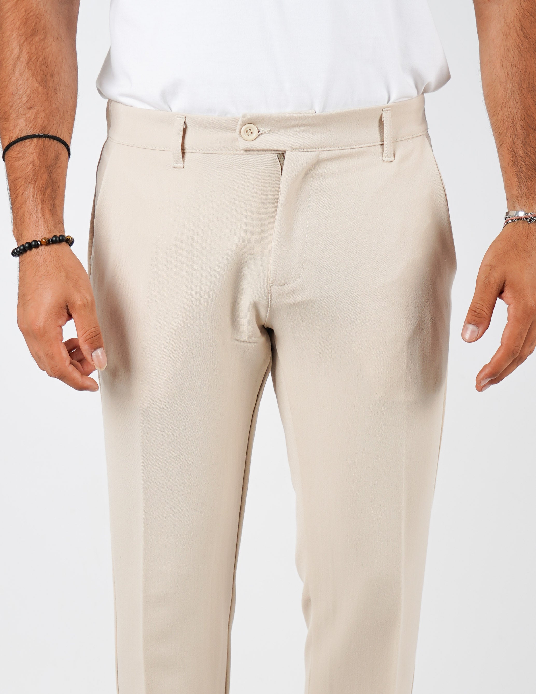 pantalone lungo sartoriale con elastico