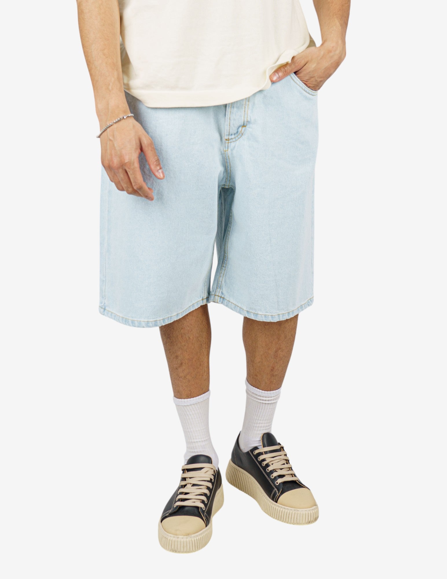 bermuda in denim regular