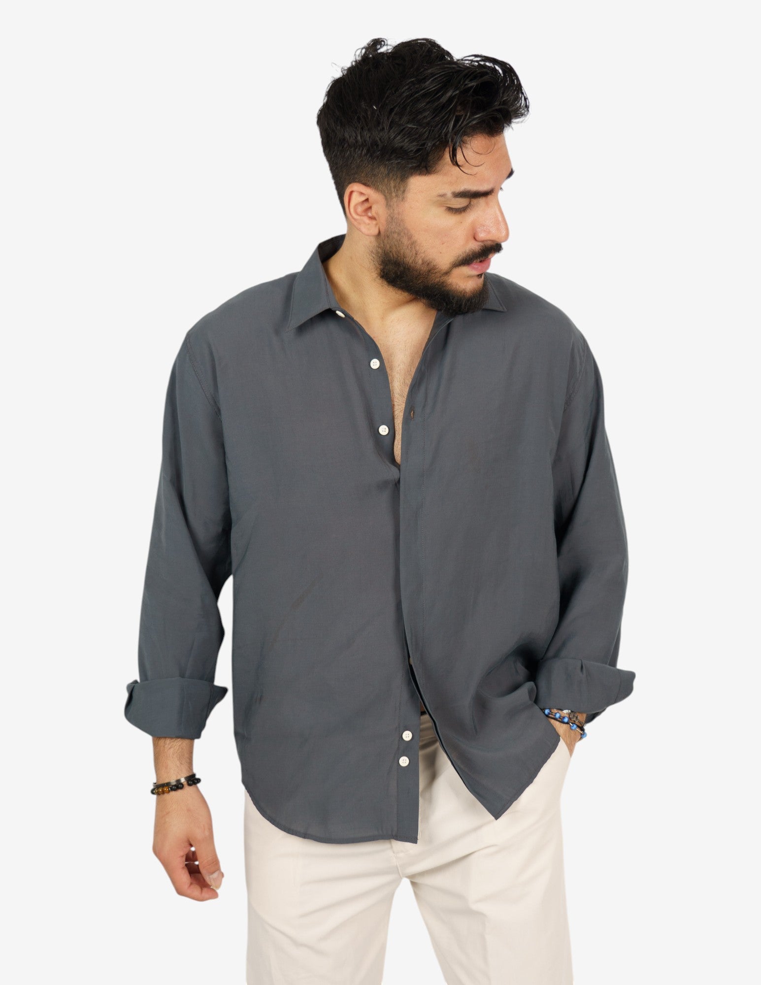 camicia morbida in tessuto leggero