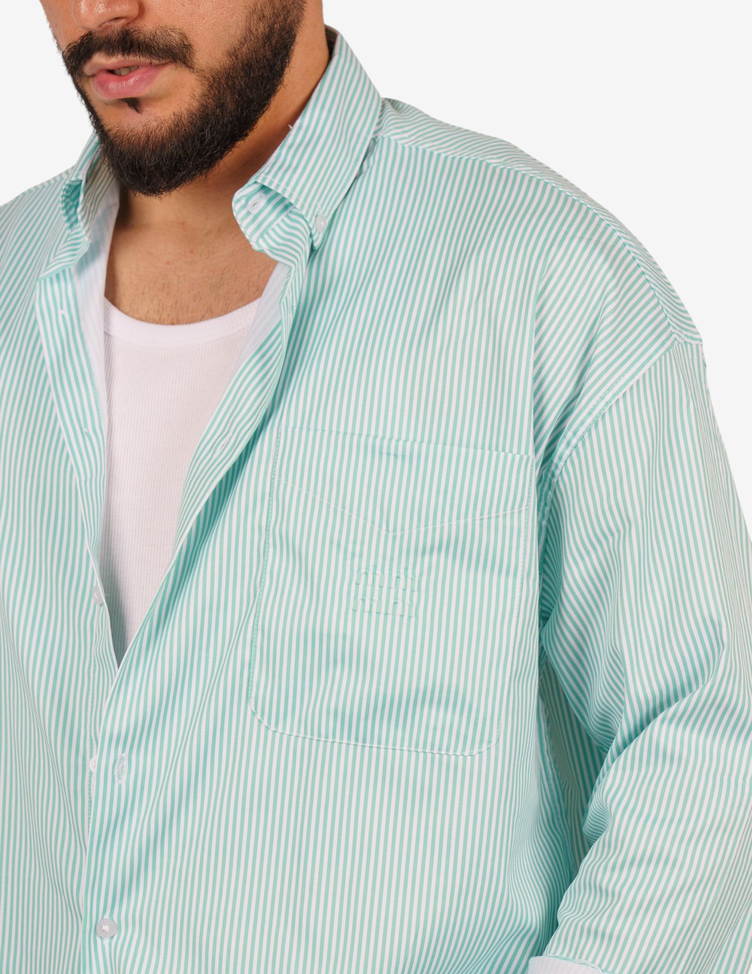 camicia   in cotone over button- down