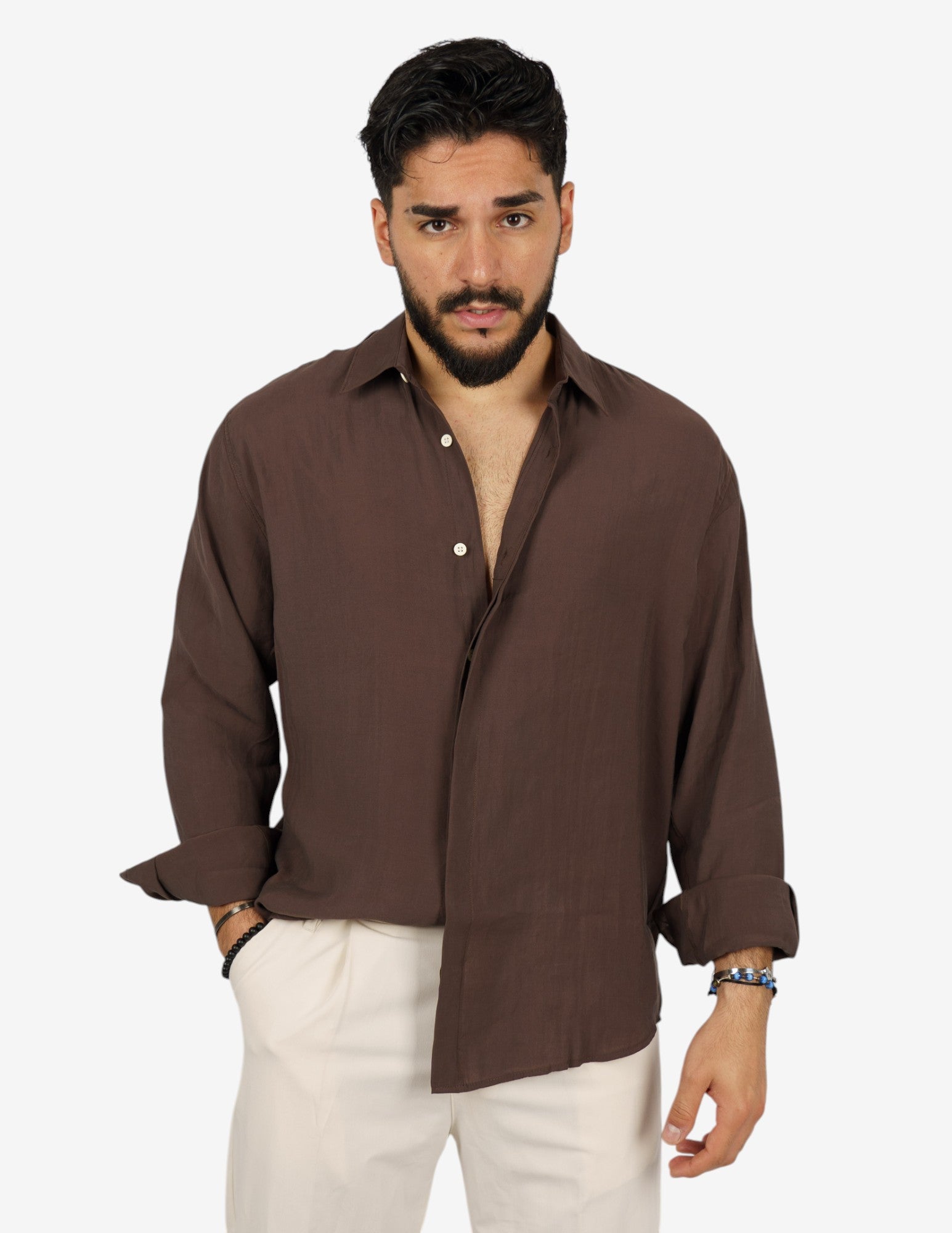 camicia morbida in tessuto leggero